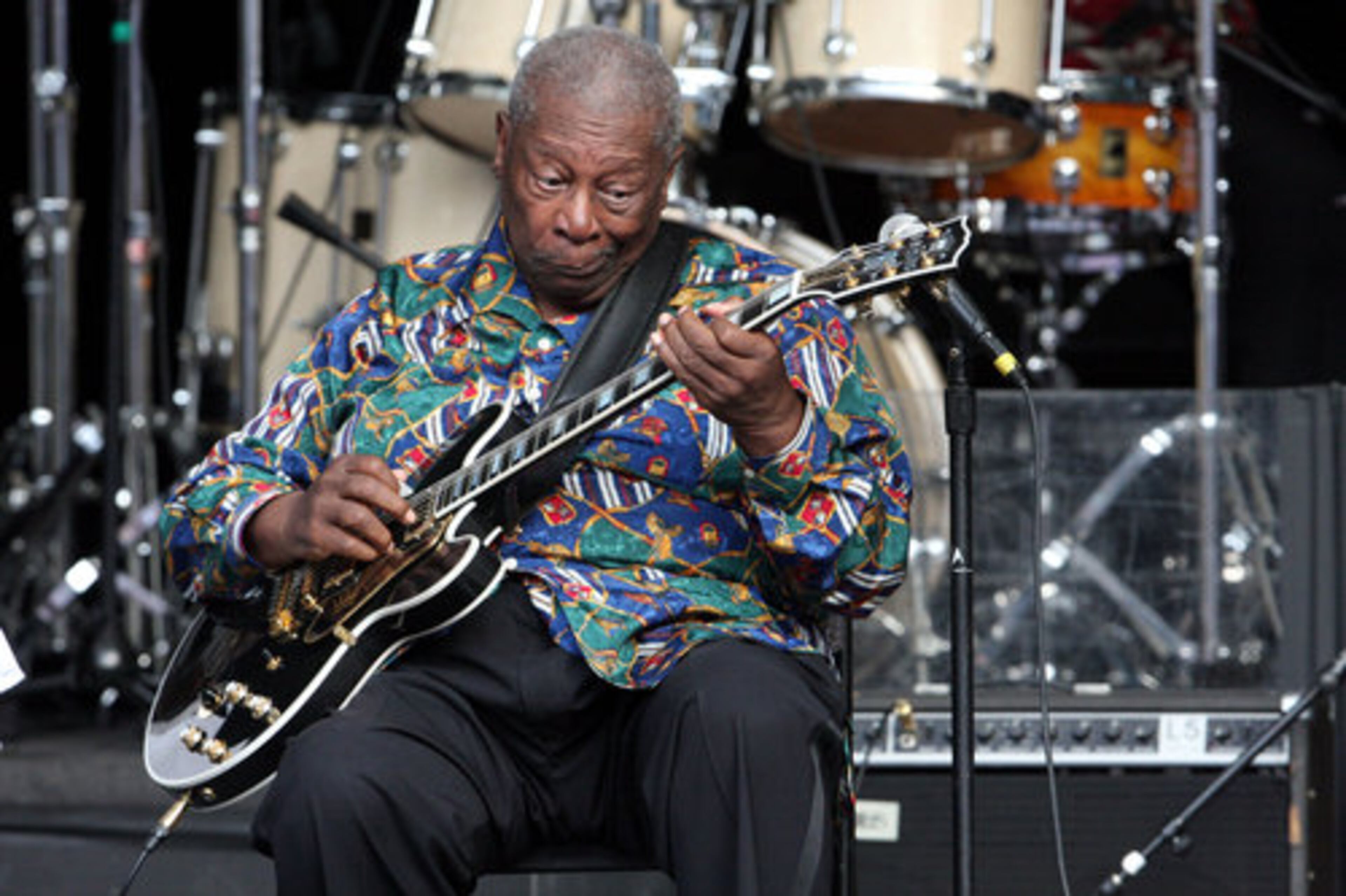 At age 76, the legendary B.B. King still defines the blues for a lot of fans.