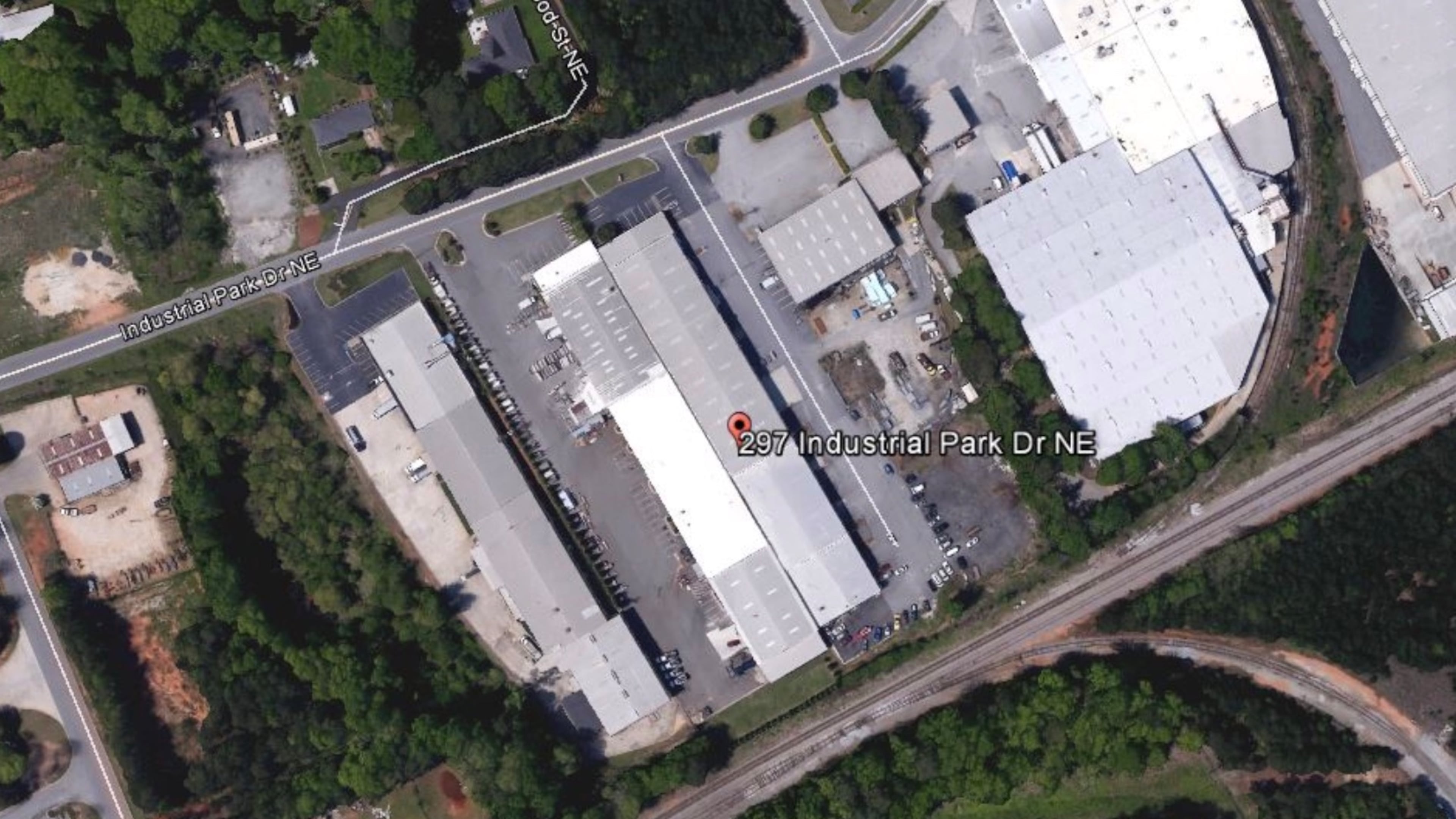 Lawrenceville approves unscreened outdoor storage at 297 Industrial Park Drive. Courtesy City of Lawrenceville