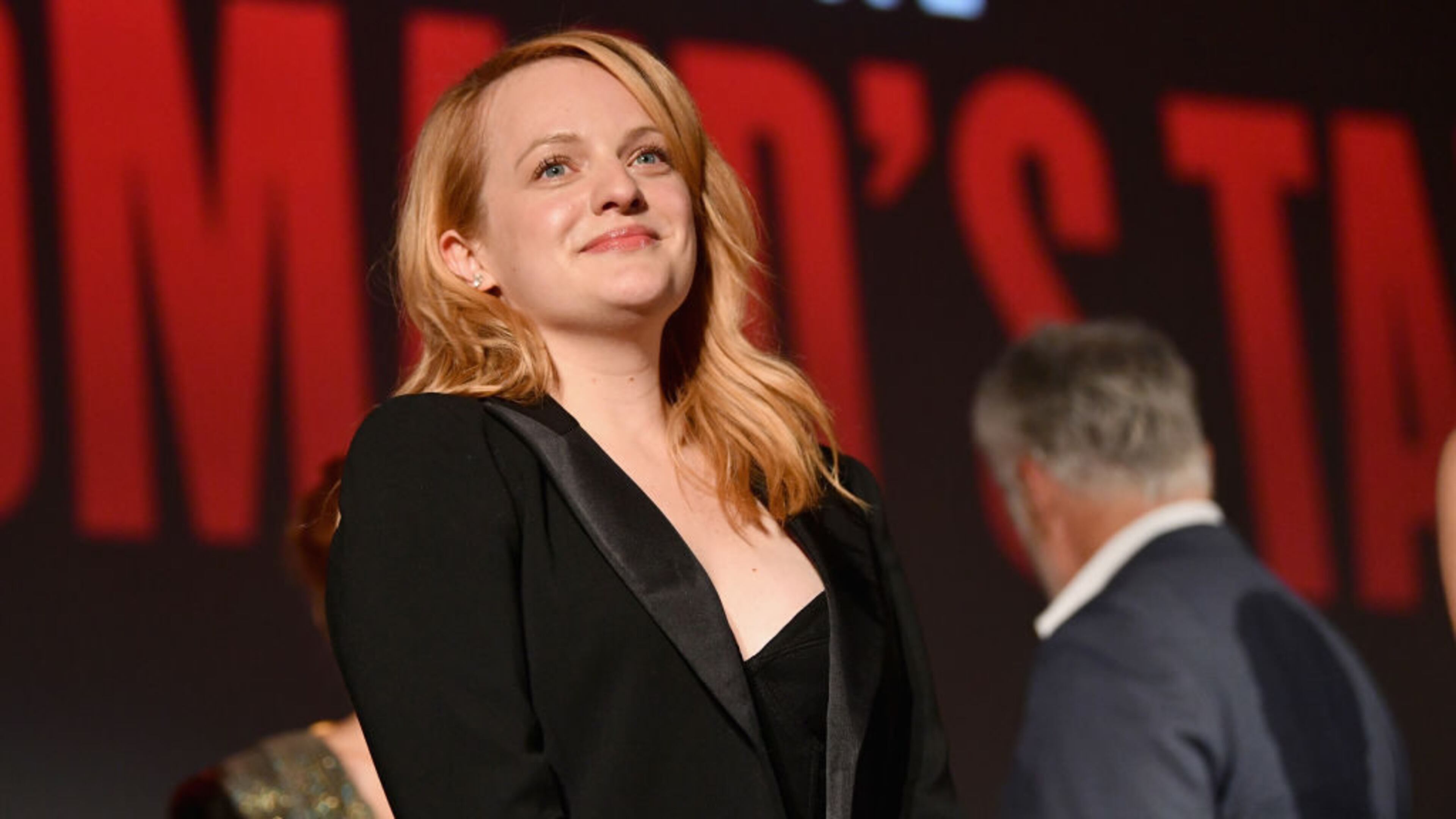 Elisabeth Moss speaks onstage during "The Handmaid's Tale" Hulu finale at The Wilshire Ebell Theatre on July 9, 2018 in Los Angeles, California. In July 2019, the series was renewed for a fourth season.