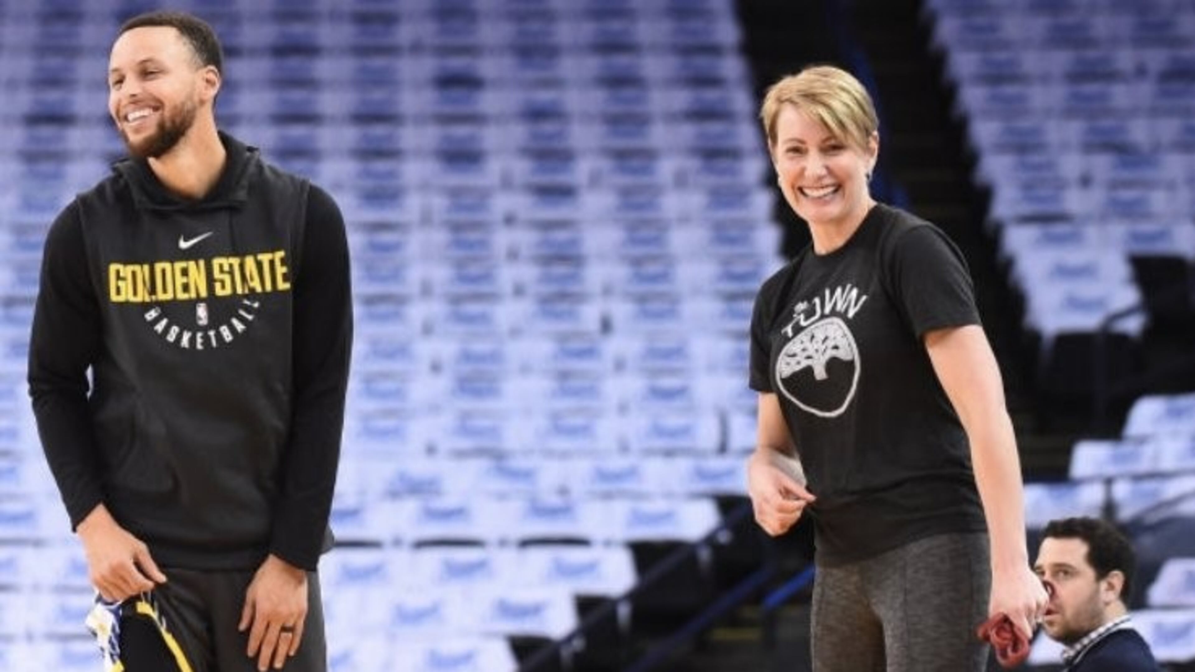 Chelsea Lane (right) joins the Hawks from the Warriors.