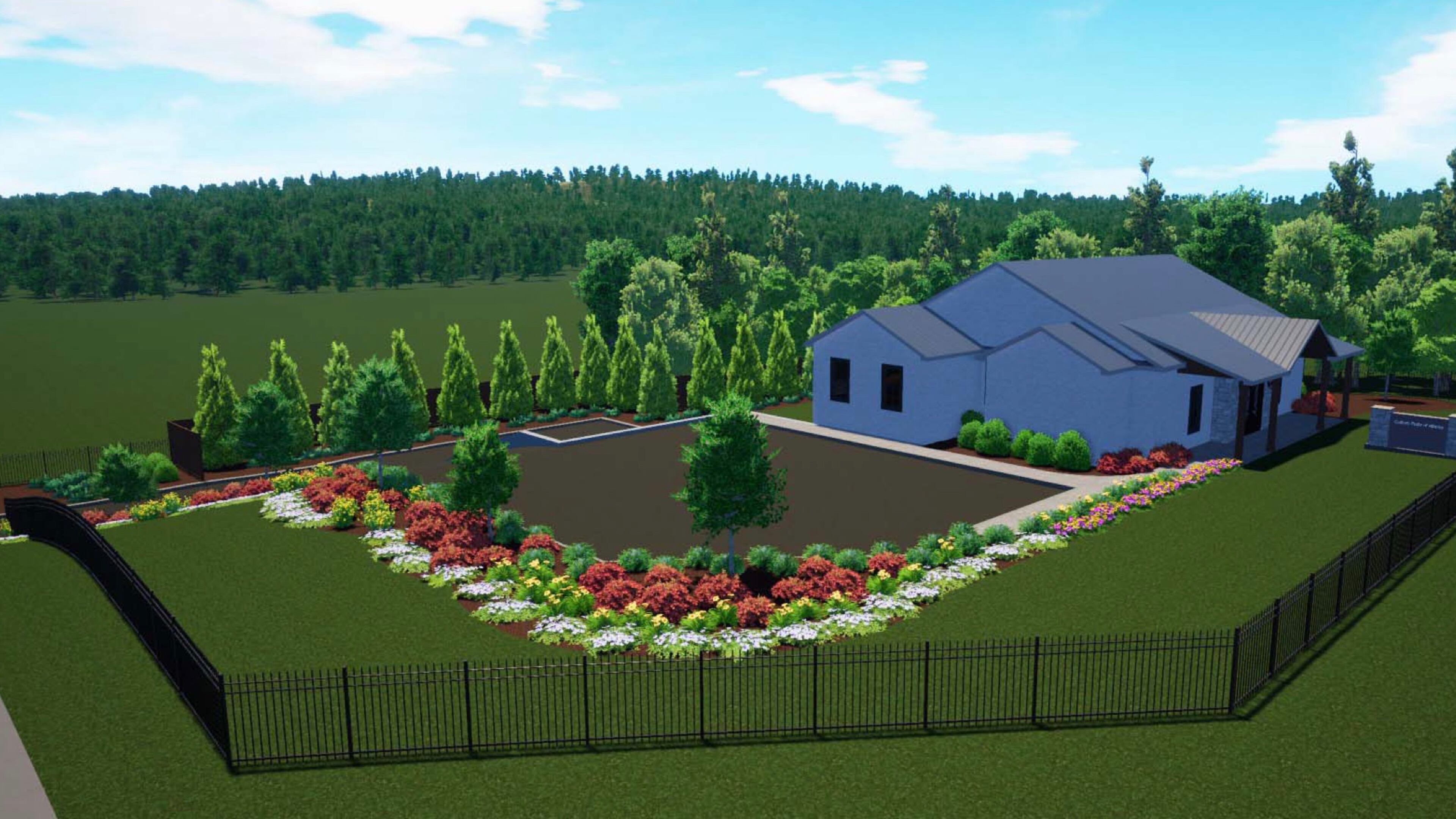 The Alpharetta City Council voted unanimously in February to approve Custom Pools of Atlanta's proposal for a contractor’s office with outdoor storage. (Courtesy City of Alpharetta)