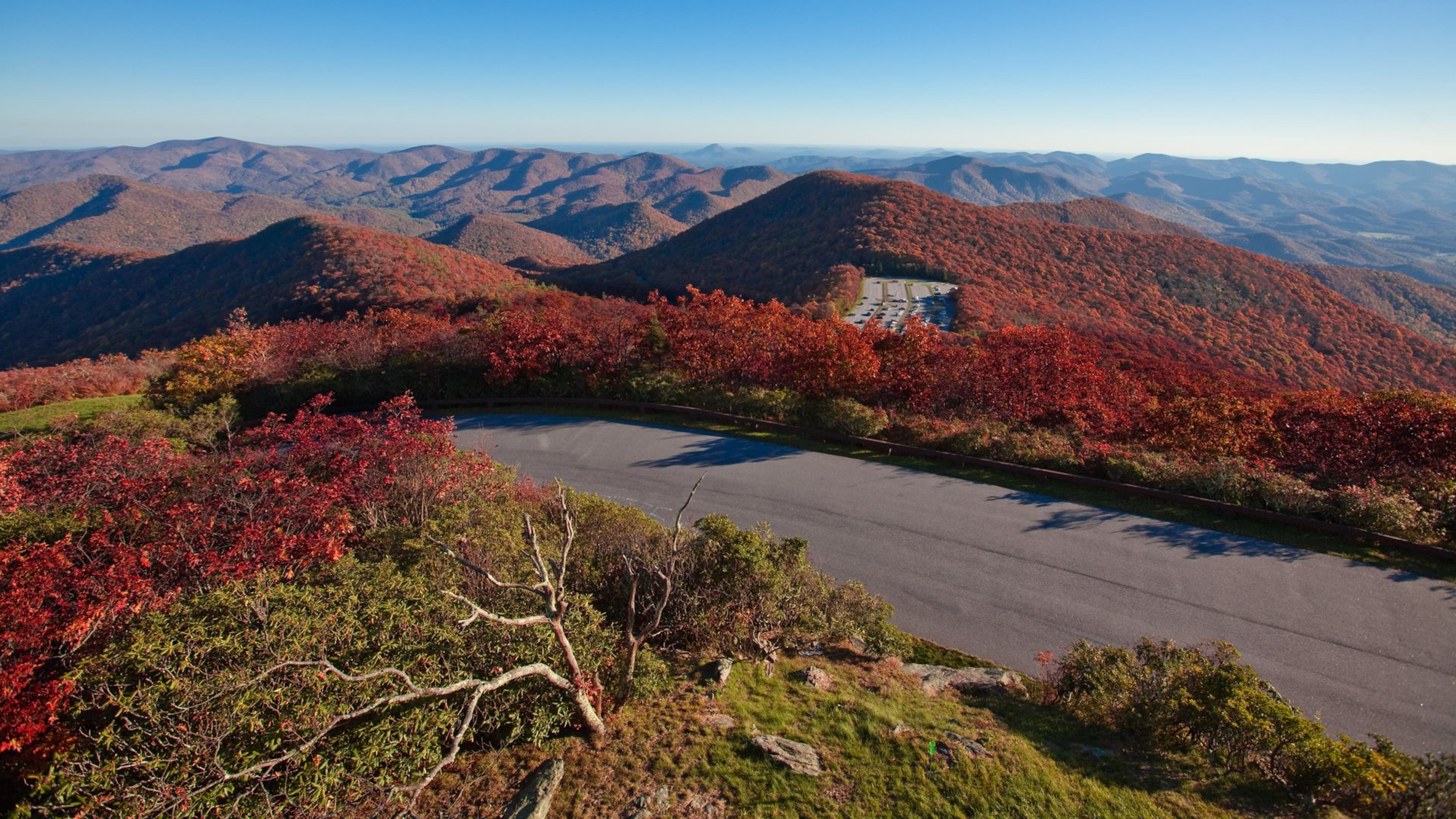 The Russell-Brasstown Scenic Byway provides easy access to Georgia's highest point, 4,784-foot Brasstown Bald.
Courtesy of ExploreGeorgia.org