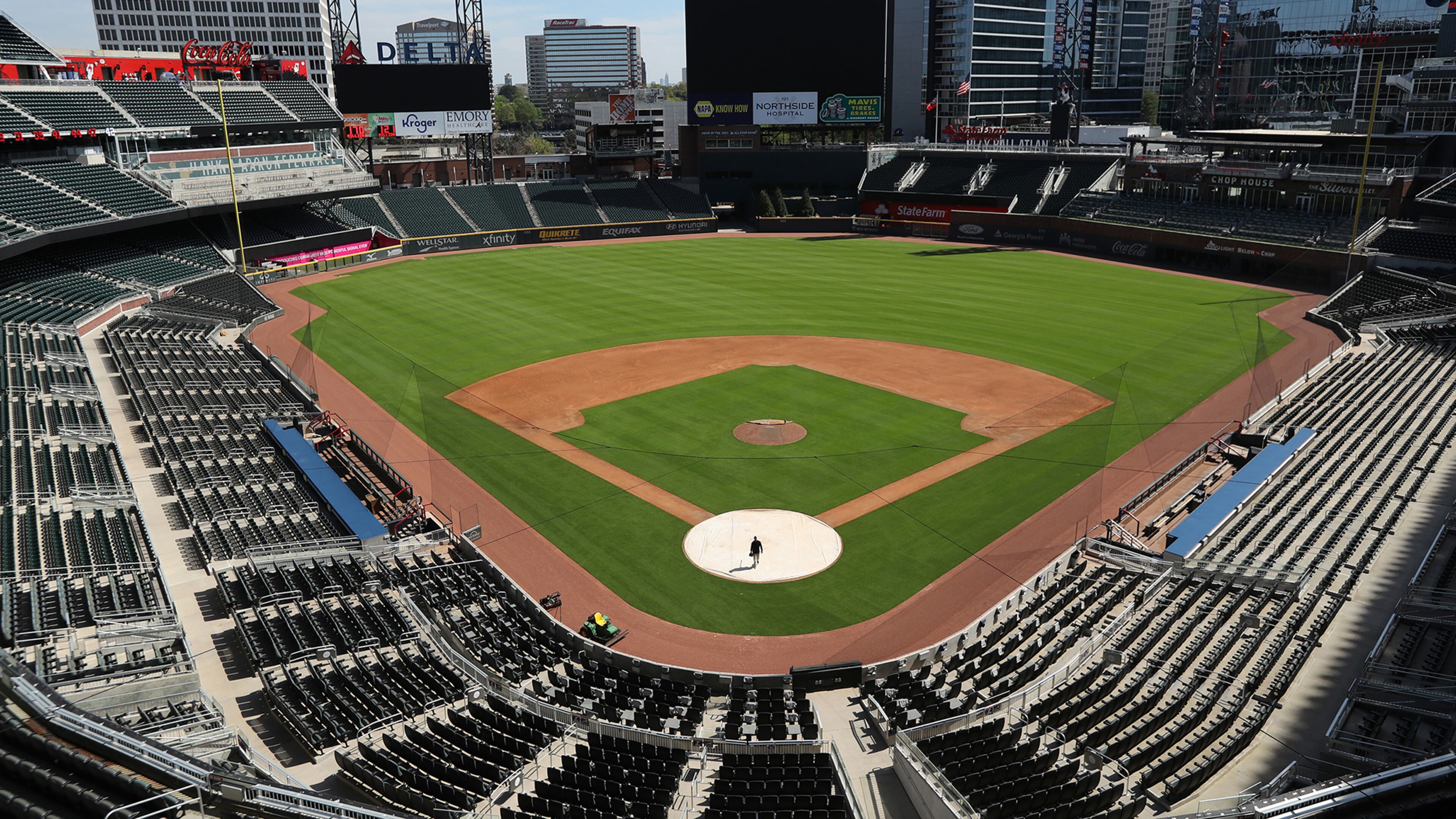 It remains unknown when, or if, the 2020 season will open at Truist Park.