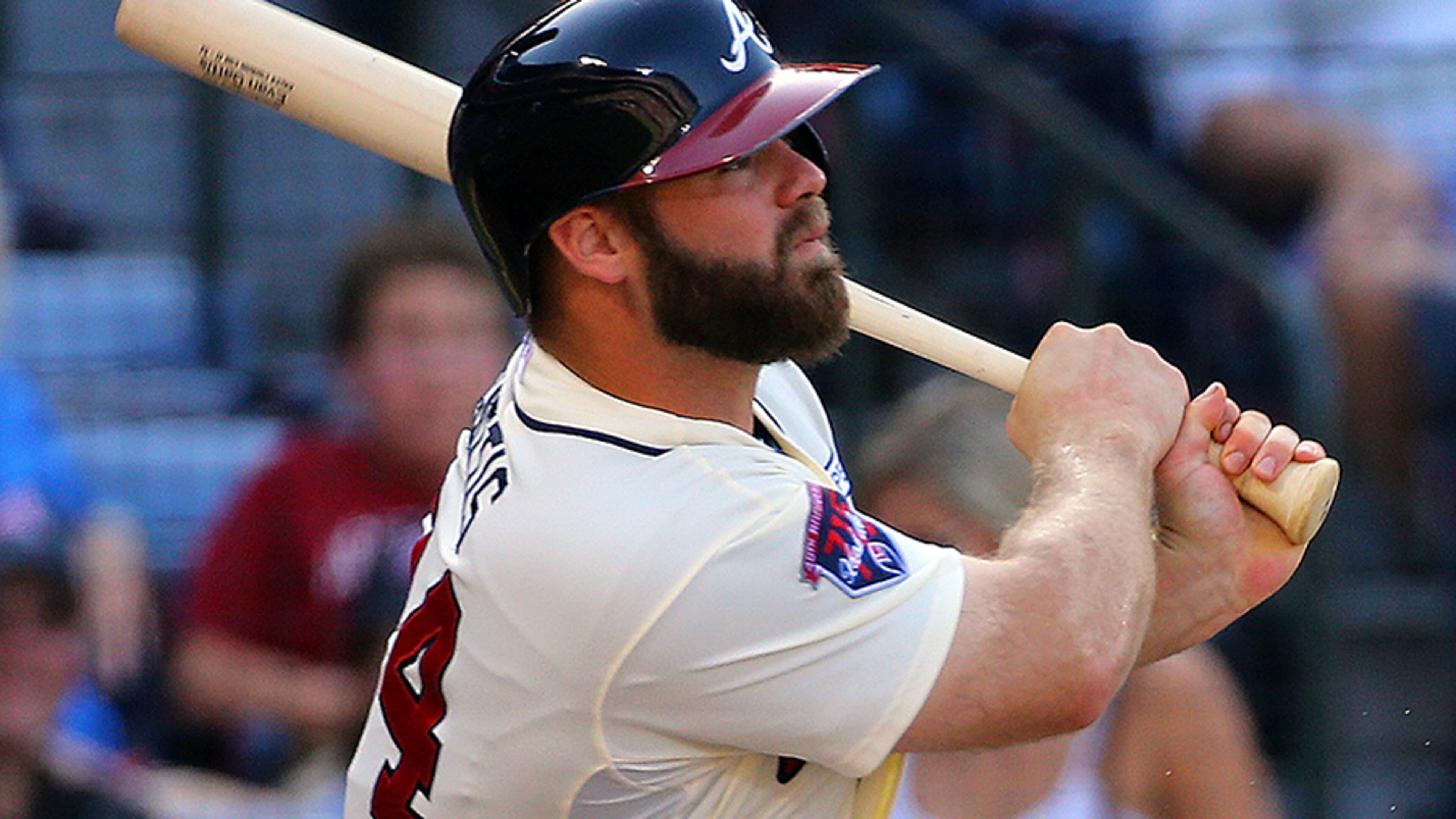 Braves slugger Evan Gattis is under contract for four more seasons.