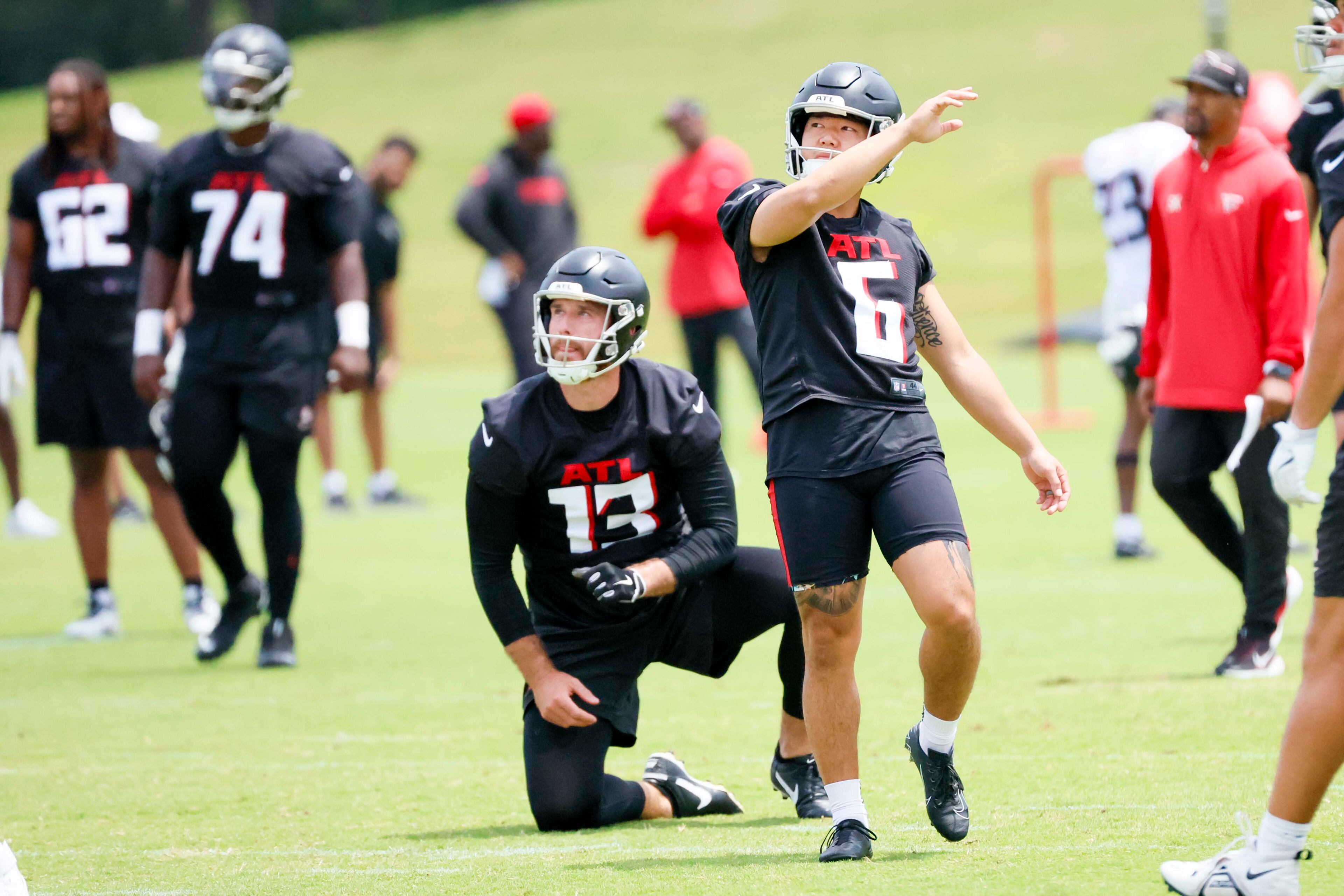 We'll assume he made it. (Miguel Martinez/AJC)