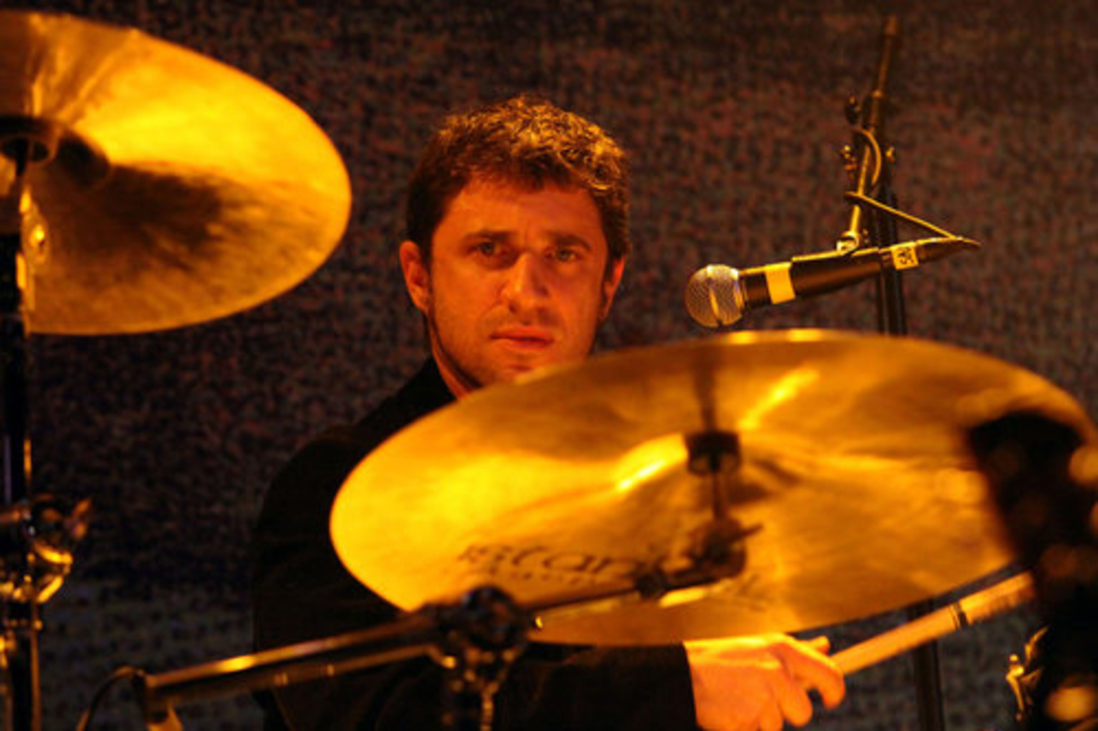 Cake drummer Paulo Baldi performing Monday night at sold out Center Stage.