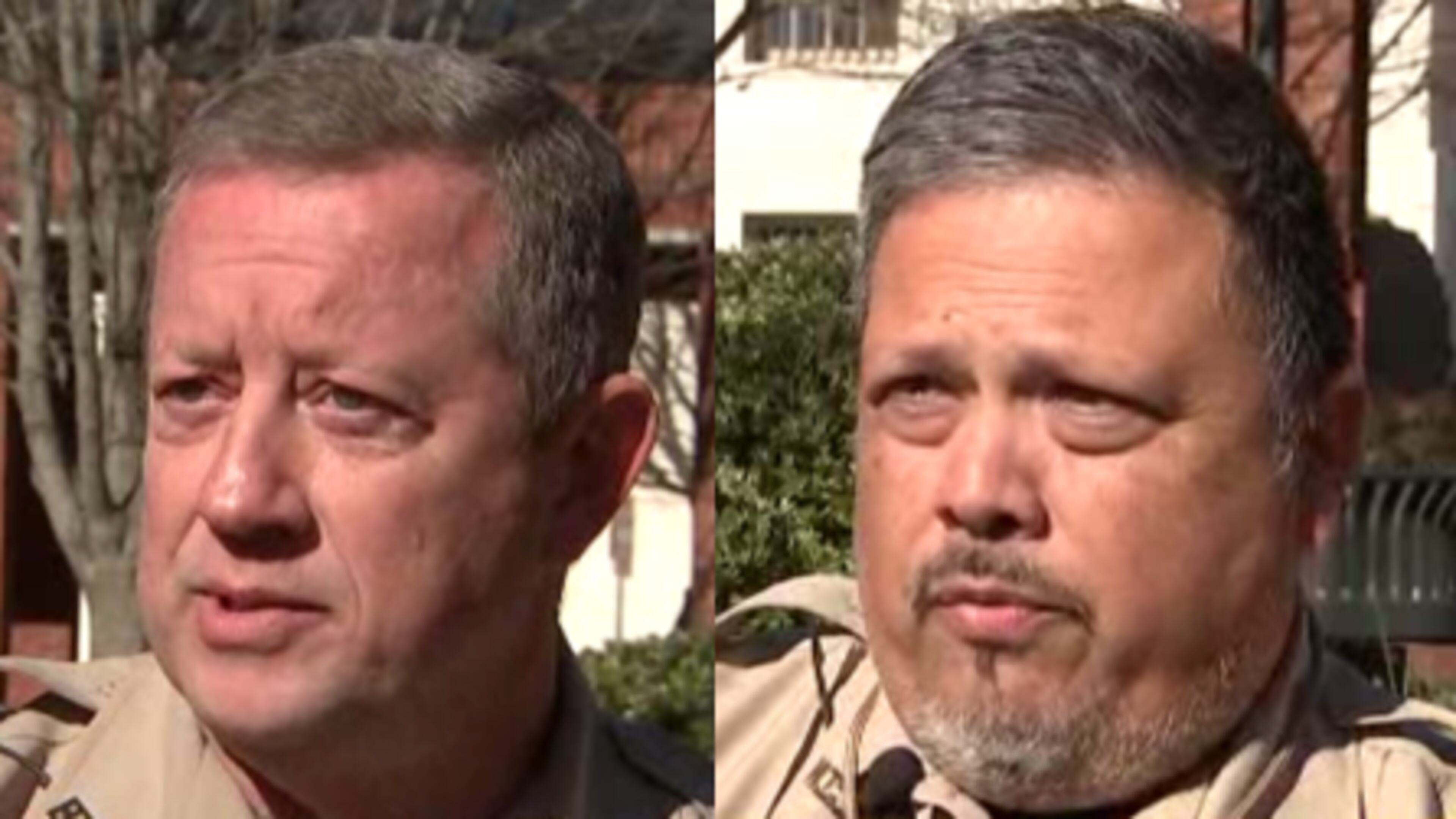 Sgt. Tom Wilson (left), Sgt. Roger Tapia