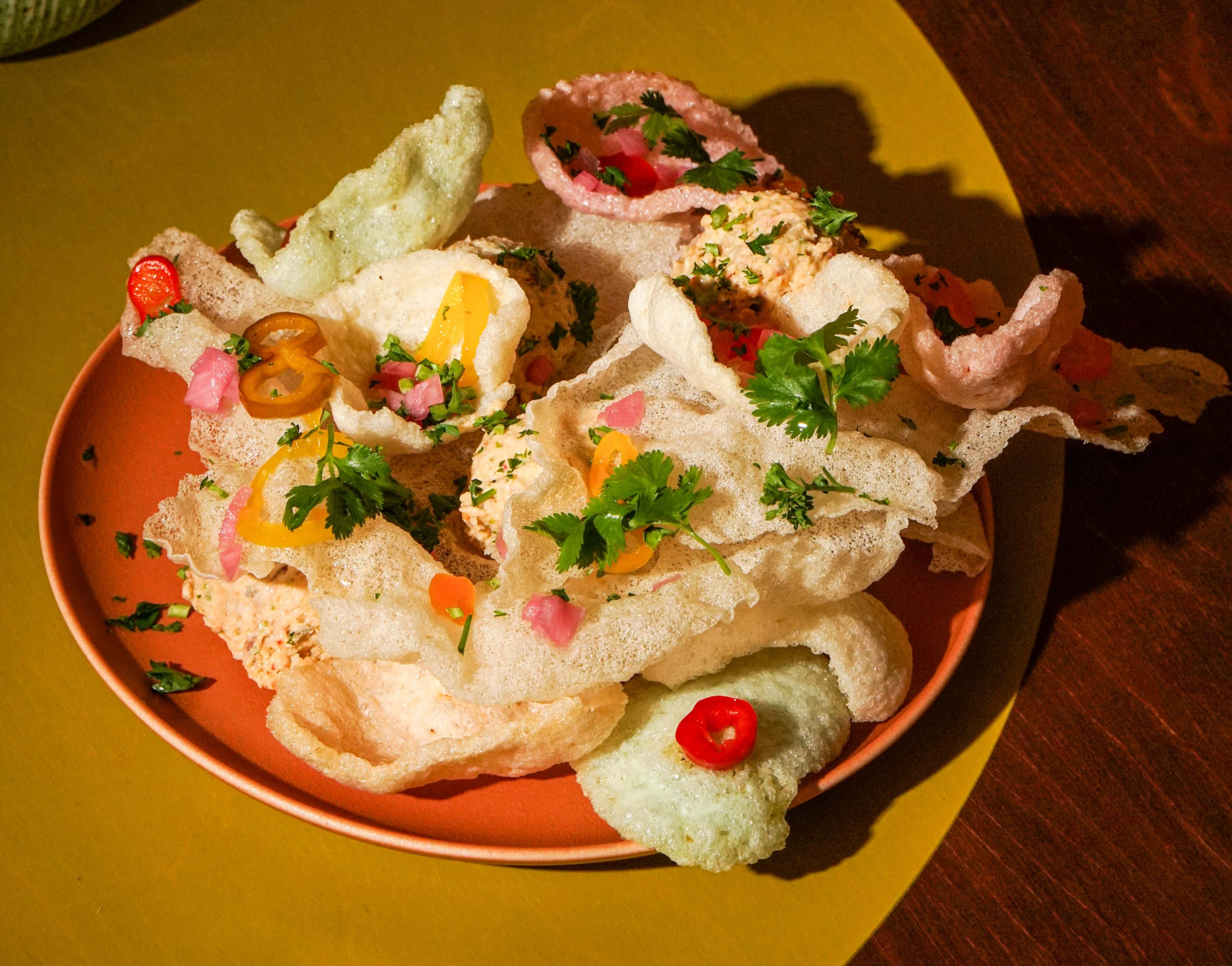 Smoked fish dip with rice crackers at Mushi Ni. (Courtesy of Drew Perlmutter/Mushi Ni)
