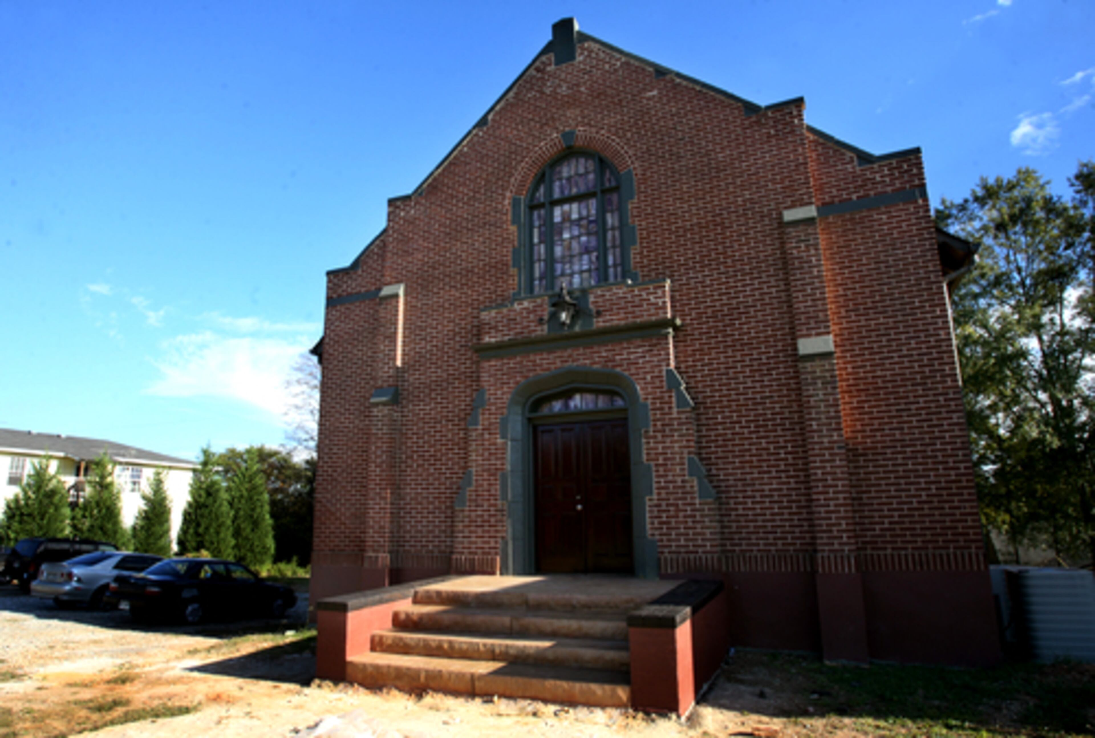 Cheryl Bowlin and Richard McMahan have spent almost two years restoring a 100-year-old church on Main Street in Buford, Ga. Purchased for $550,000, the church and the land behind it (including another building) will be worth $1.5 million when the renovation is done.