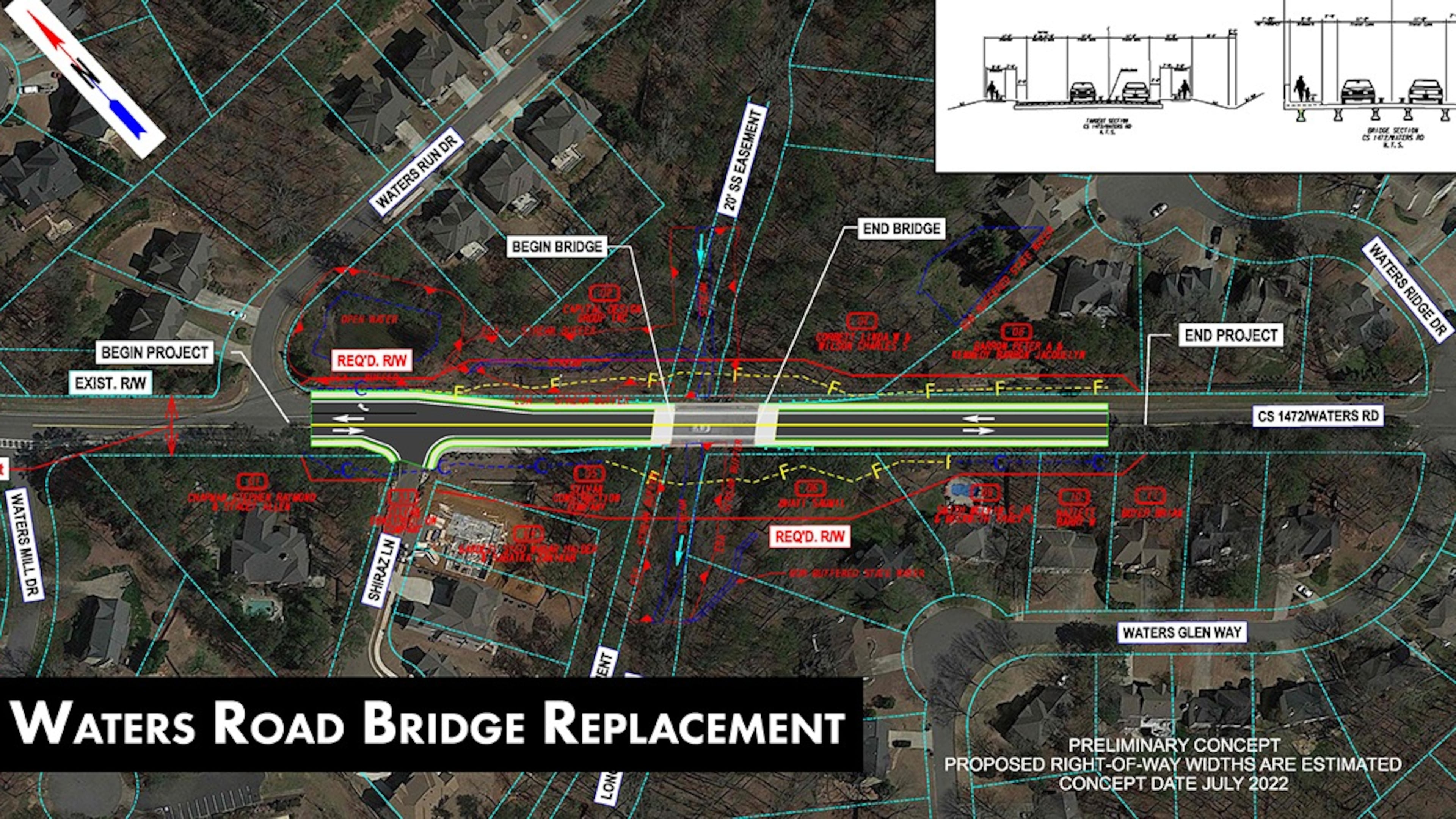 The Georgia Department of Transportation is seeking public comment on a project to replace the bridge over Long Indian Creek on Waters Road in Alpharetta. COURTESY CITY OF ALPHARETTA