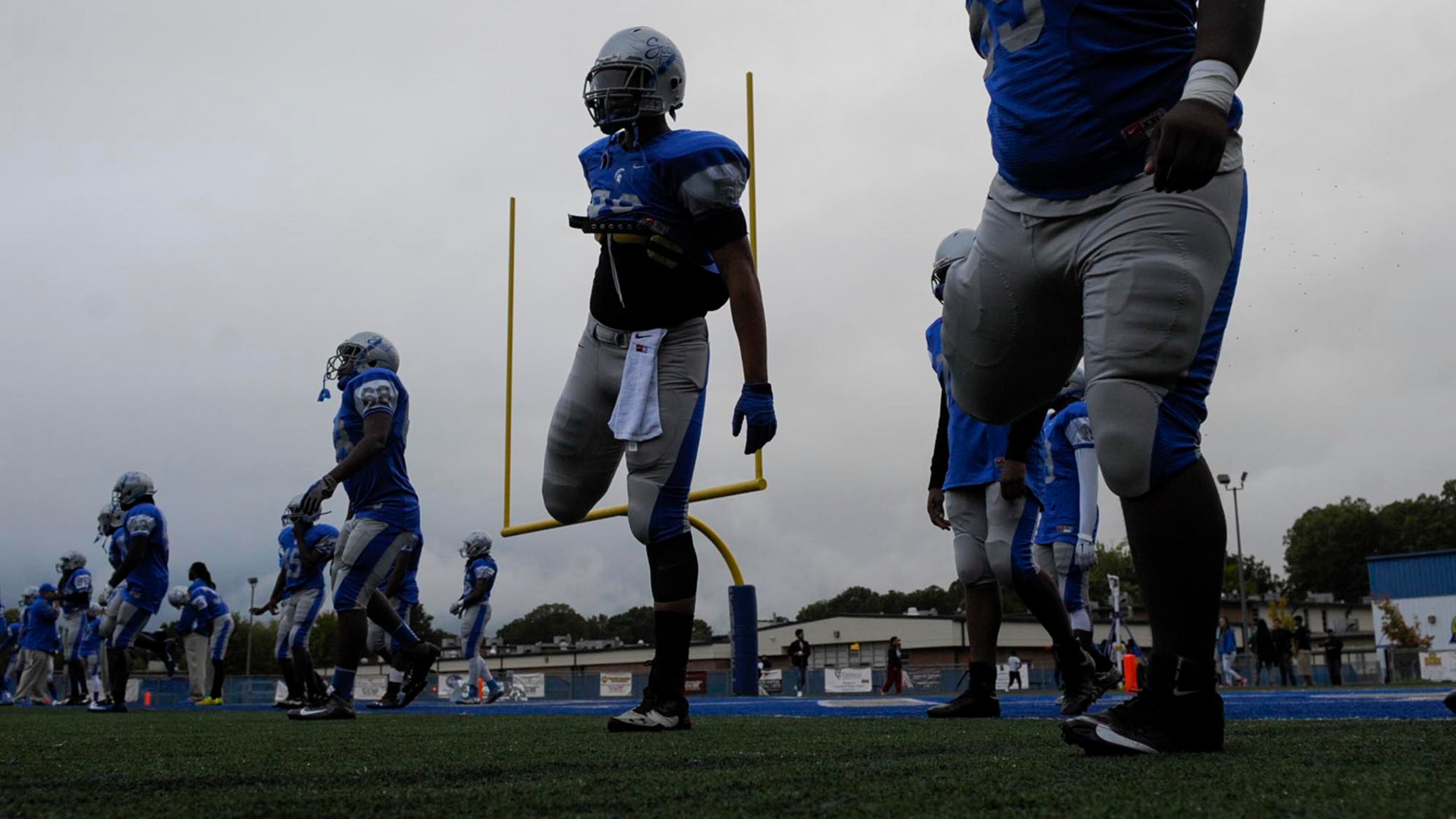 The crowd was filing out of Campbell High's stadium when gunfire erupted about 9:30 p.m.
