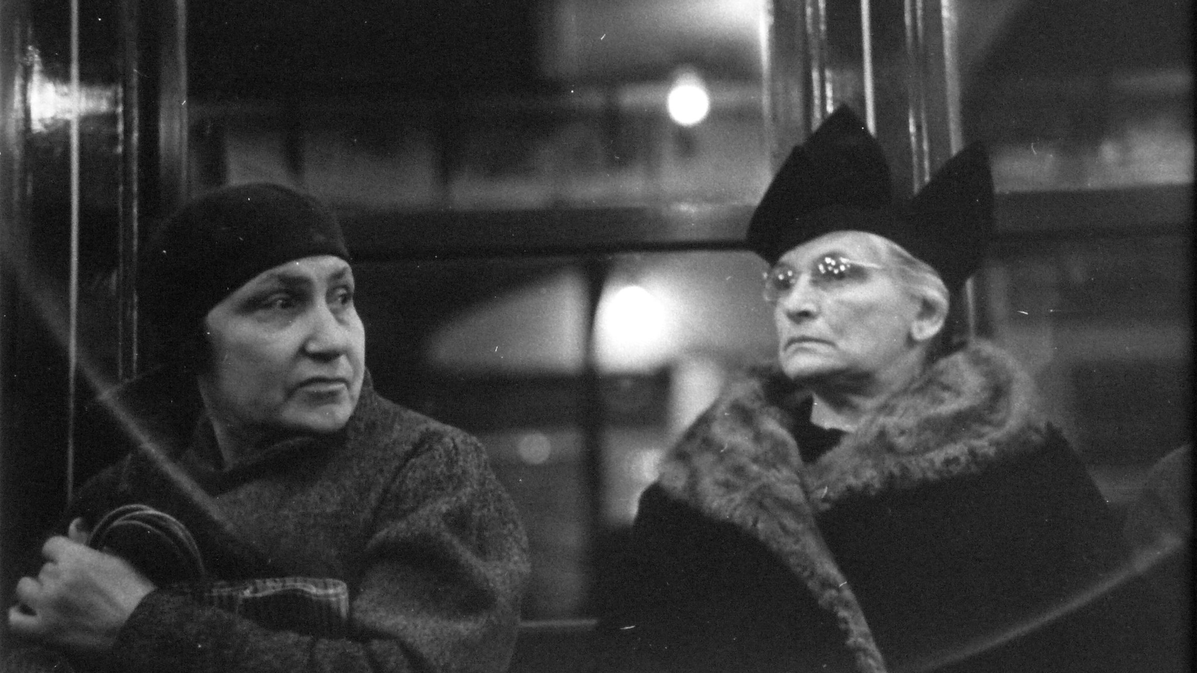 “Subway Portrait” (1938) by American photographer Walker Evans is on view at the High Museum of Art.