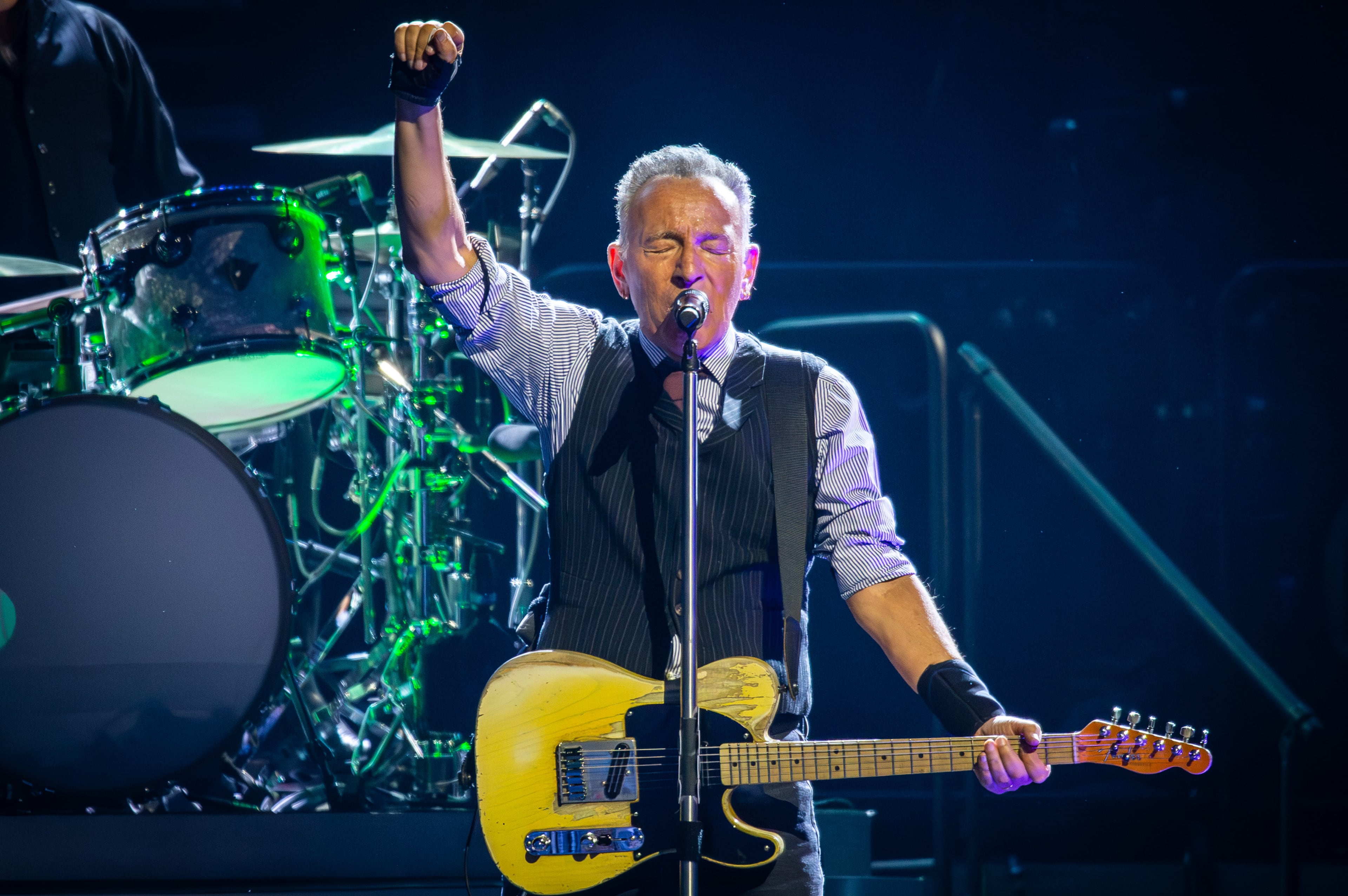 Bruce Springsteen and the E Street Band play for a sold-out crowd Saturday, May 2, 2026, at State Farm Arena in Atlanta. (Ryan Fleisher at the AJC)