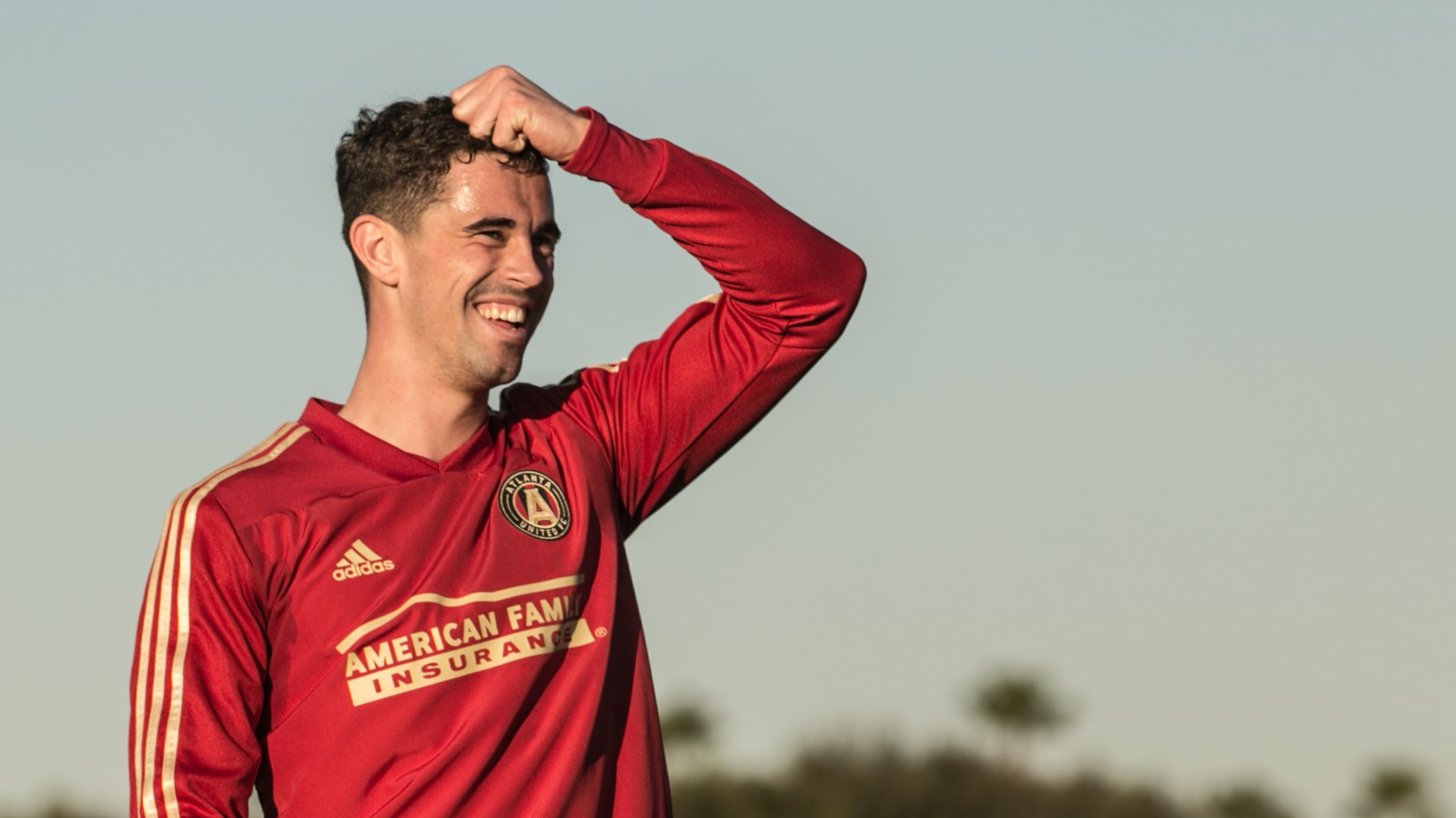 Atlanta United midfielder Oliver Shannon works out with the team in Florida. (Atlanta United)