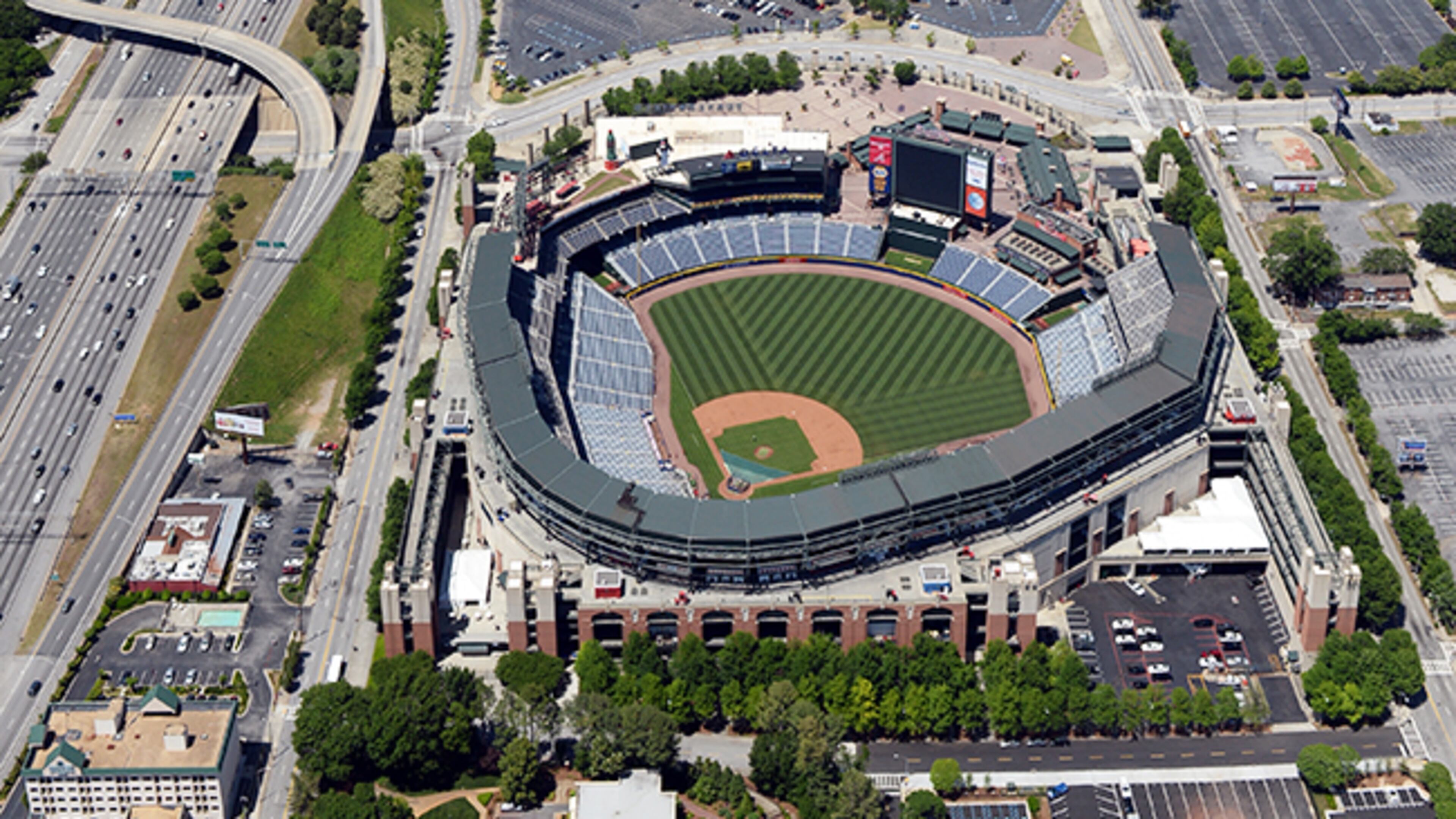 Atlanta: Aerials of Turner Field May 7, 2014.