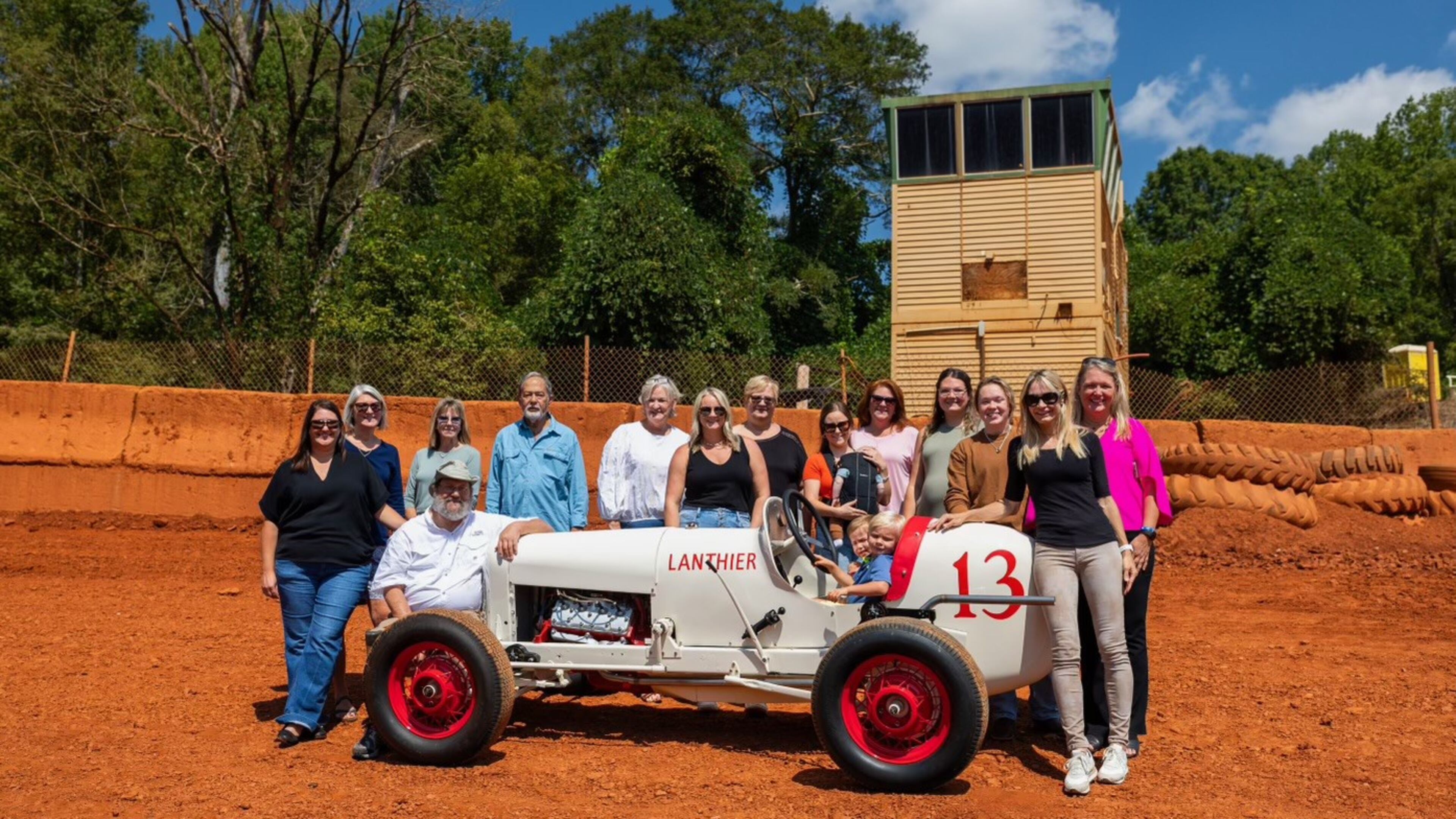 The Lanthier family recently took the car to Winder Barrow Speedway, where Tonya was able to drive the car around the track a few times. She said driving the car was a god experience and she realized how much she learned from her grandfather.