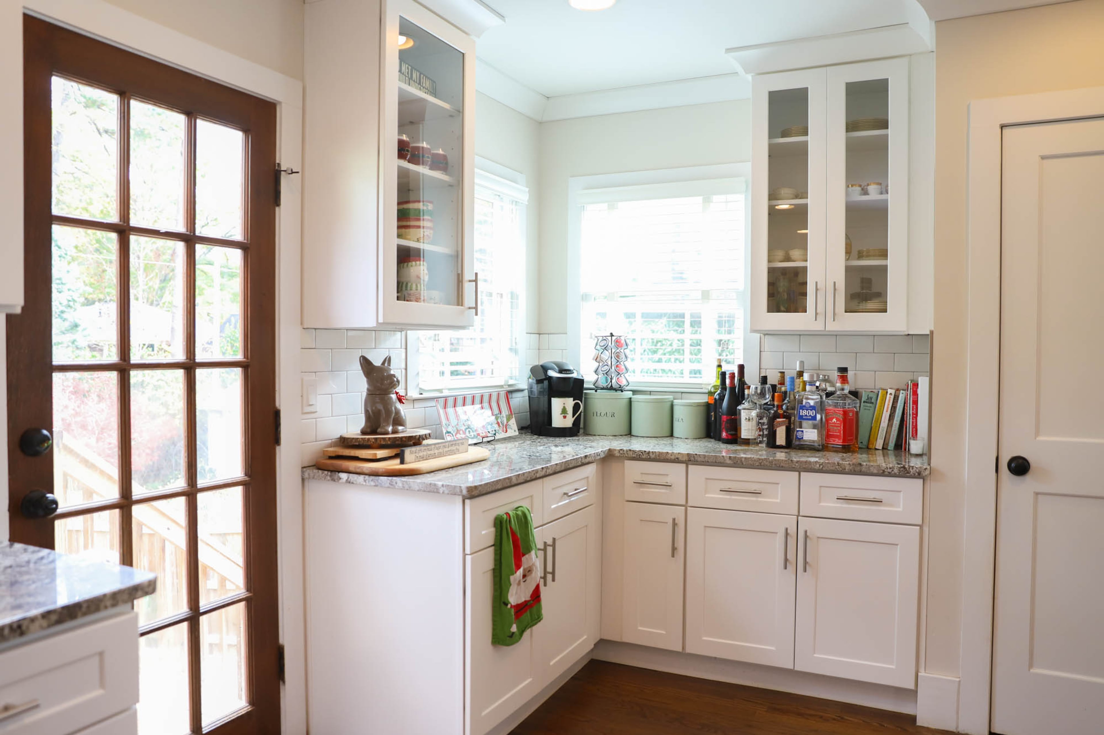 When the weather is nice, Jen Newman often opens her kitchen door to the back deck she added after she purchased the home in 2016. Text by Lori Johnston/Fast Copy News Service. Photo by Reynolds Rogers/Fast Copy News Service.