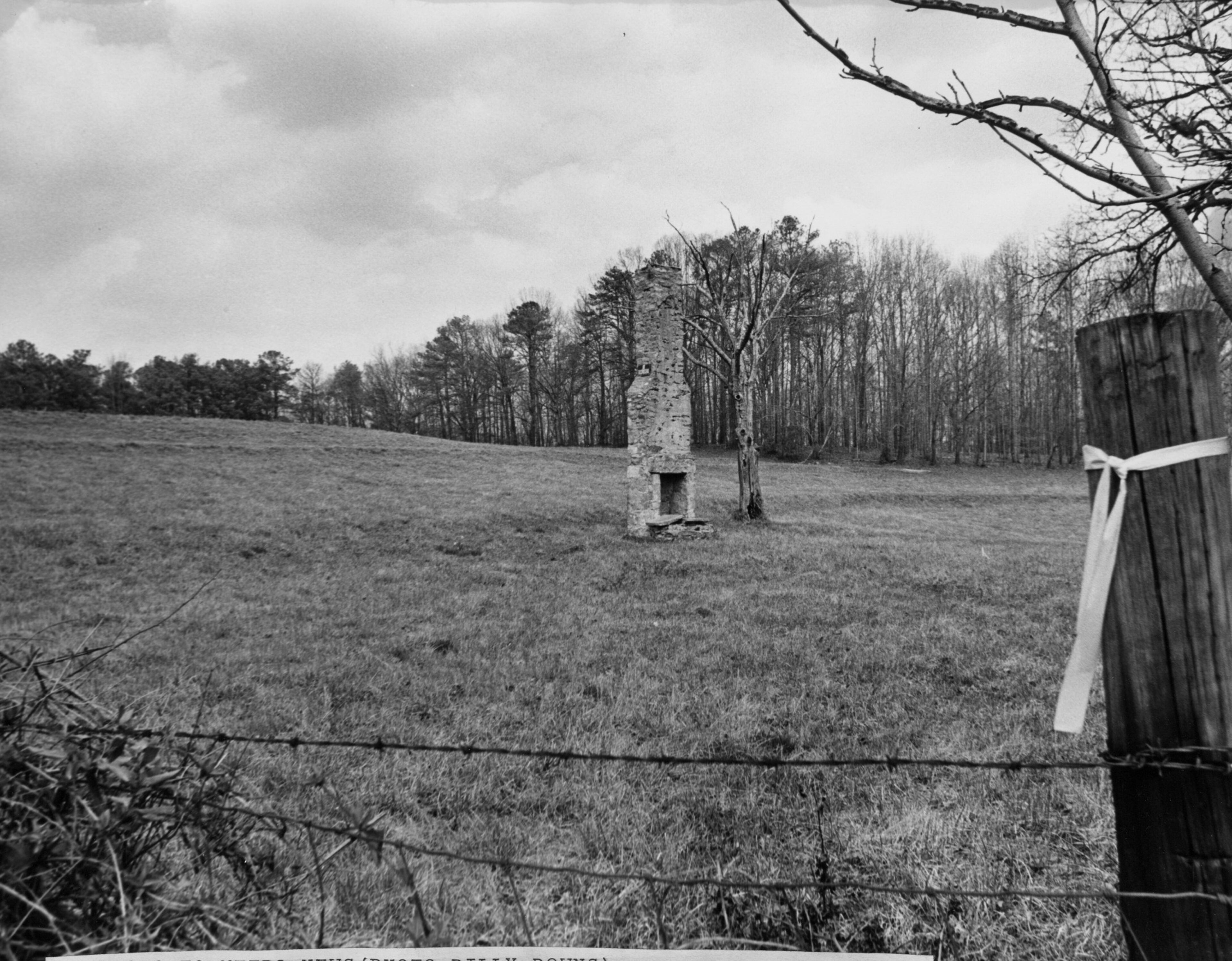 1982 -- This photo shows the southeast corner of the Spruill farm at Ashford-Dunwoody Road. This is where hotels, offices and other businesses would eventually be built.