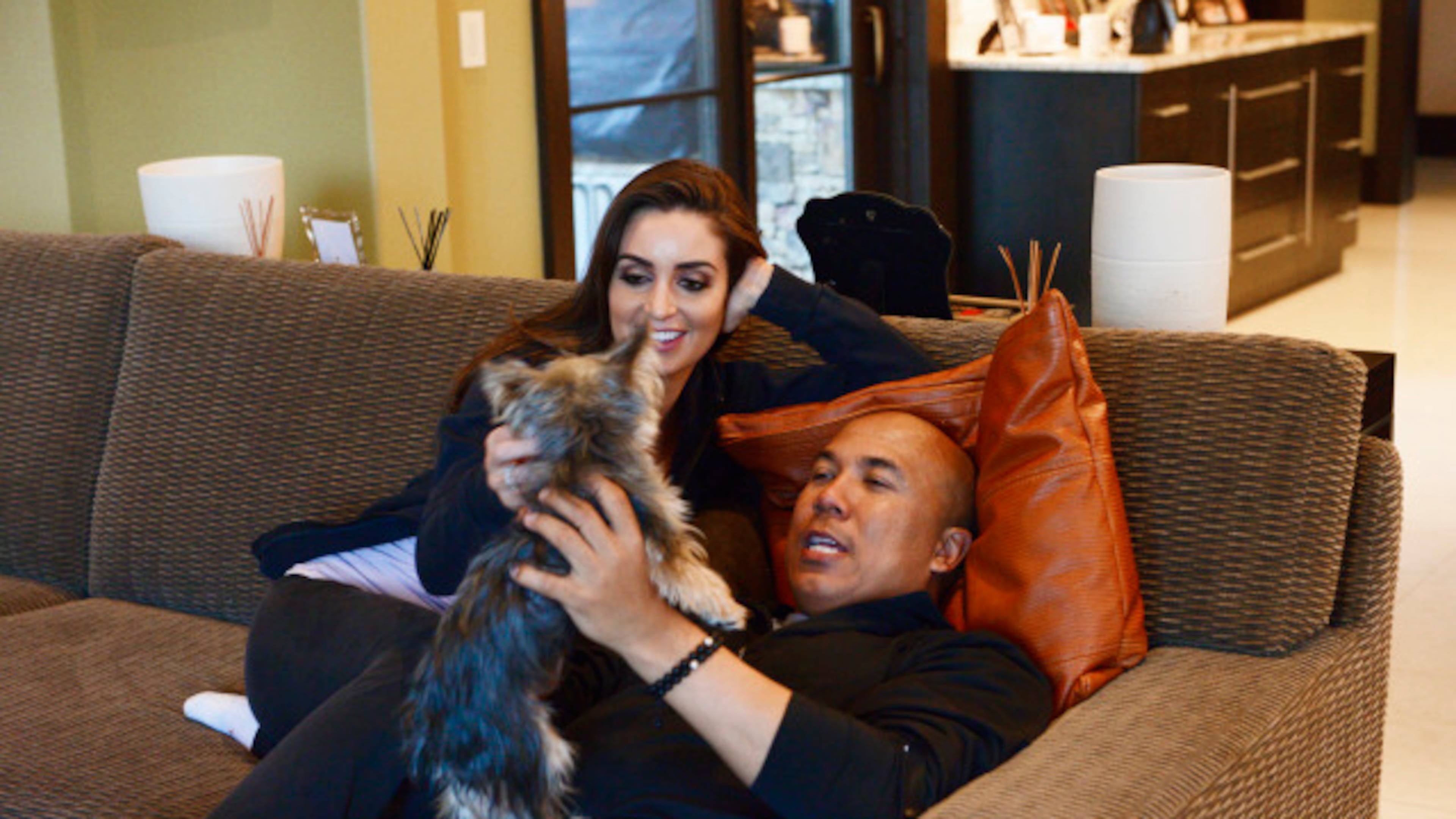 Lindsey Georgalas and her husband Hines Ward will be featured on “Celebrity Wife Swap” on Wednesday, May 27 at 10 p.m.