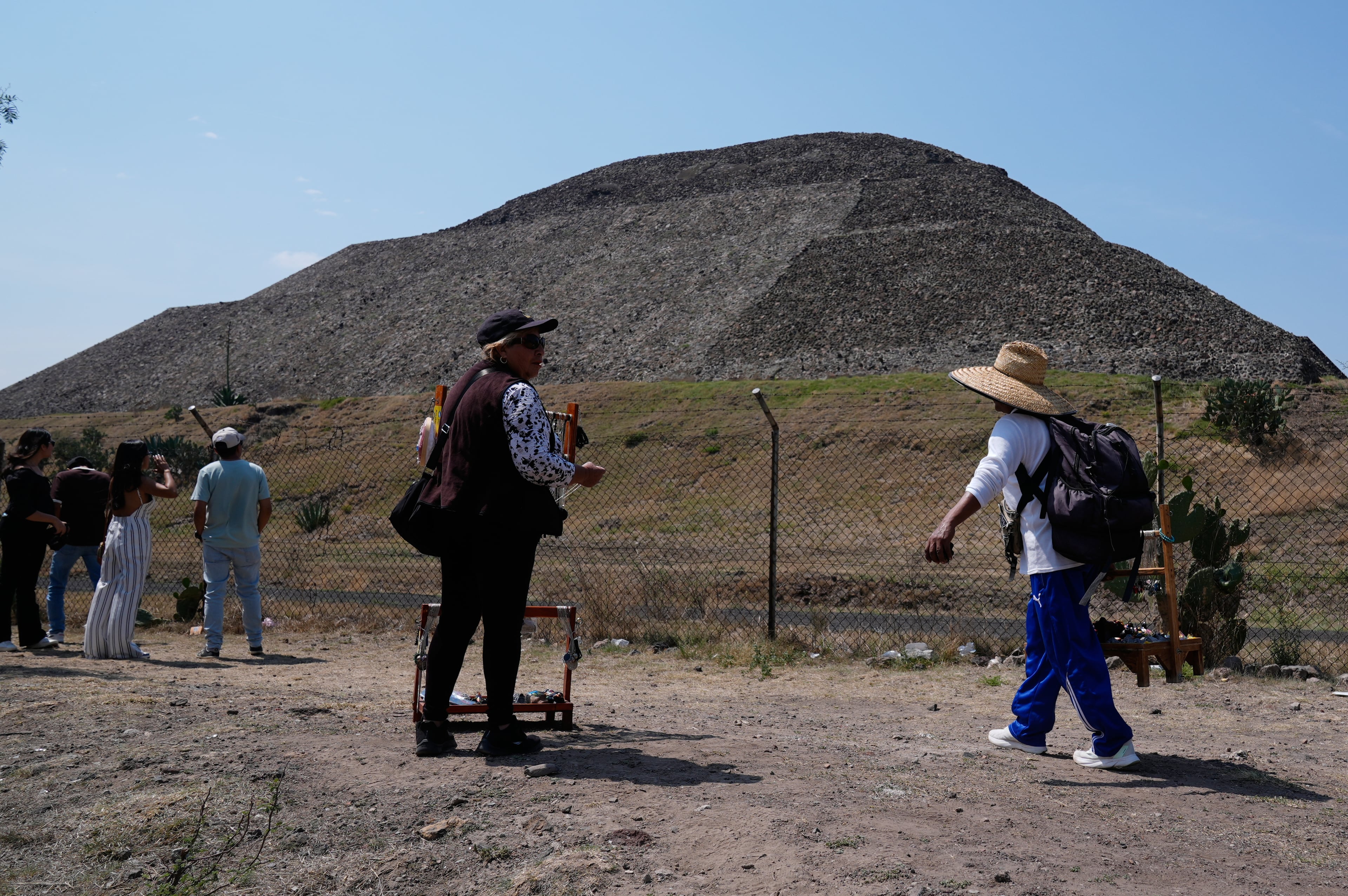 APTOPIX Mexico Teotihuacan Shooting