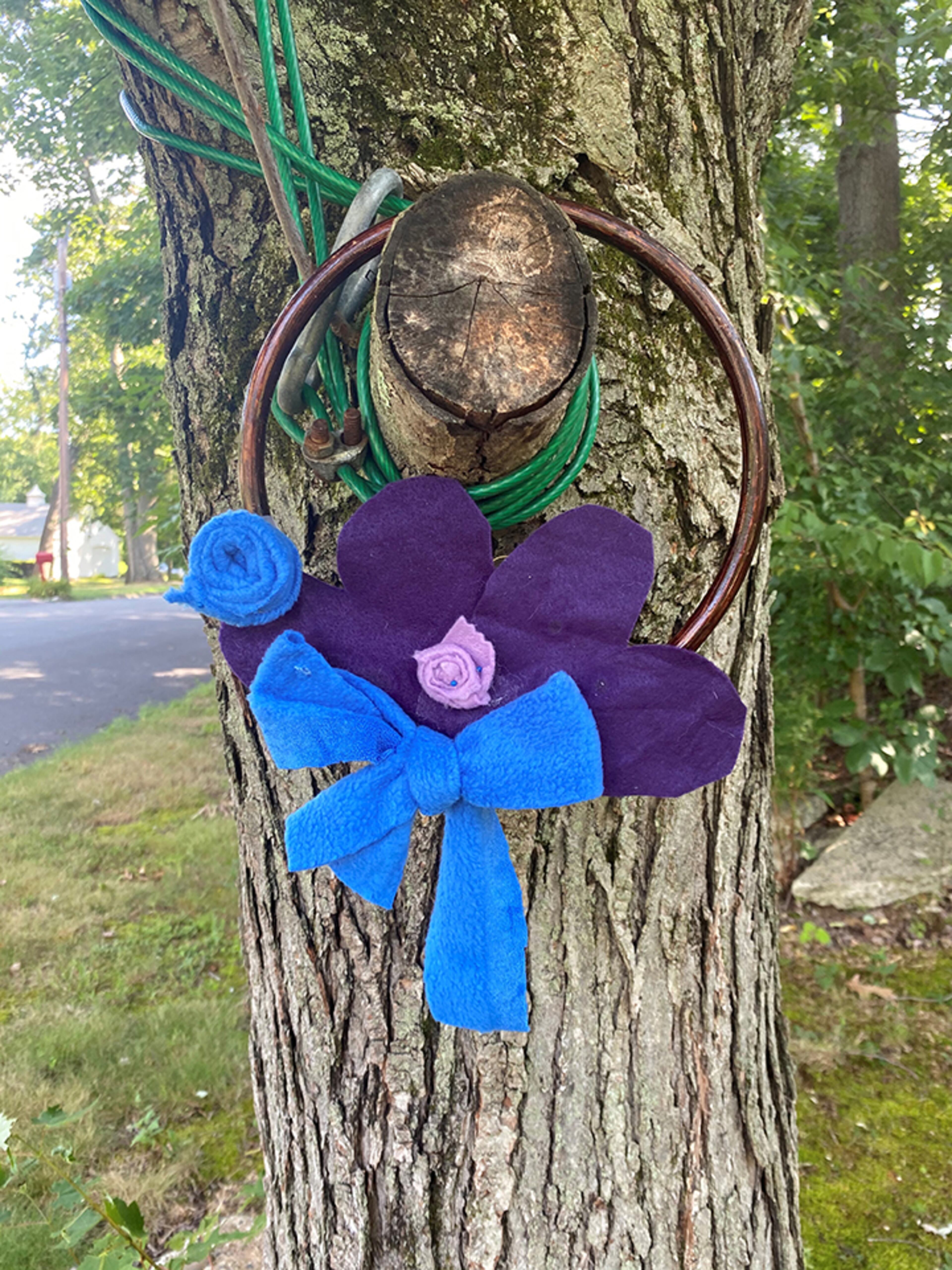 From Jessica LaRocque Kegler in Hamden, Connecticut. My daughter (Genevieve, age 5) helped me make this in memory of Representative John Lewis. Rest In Peace.