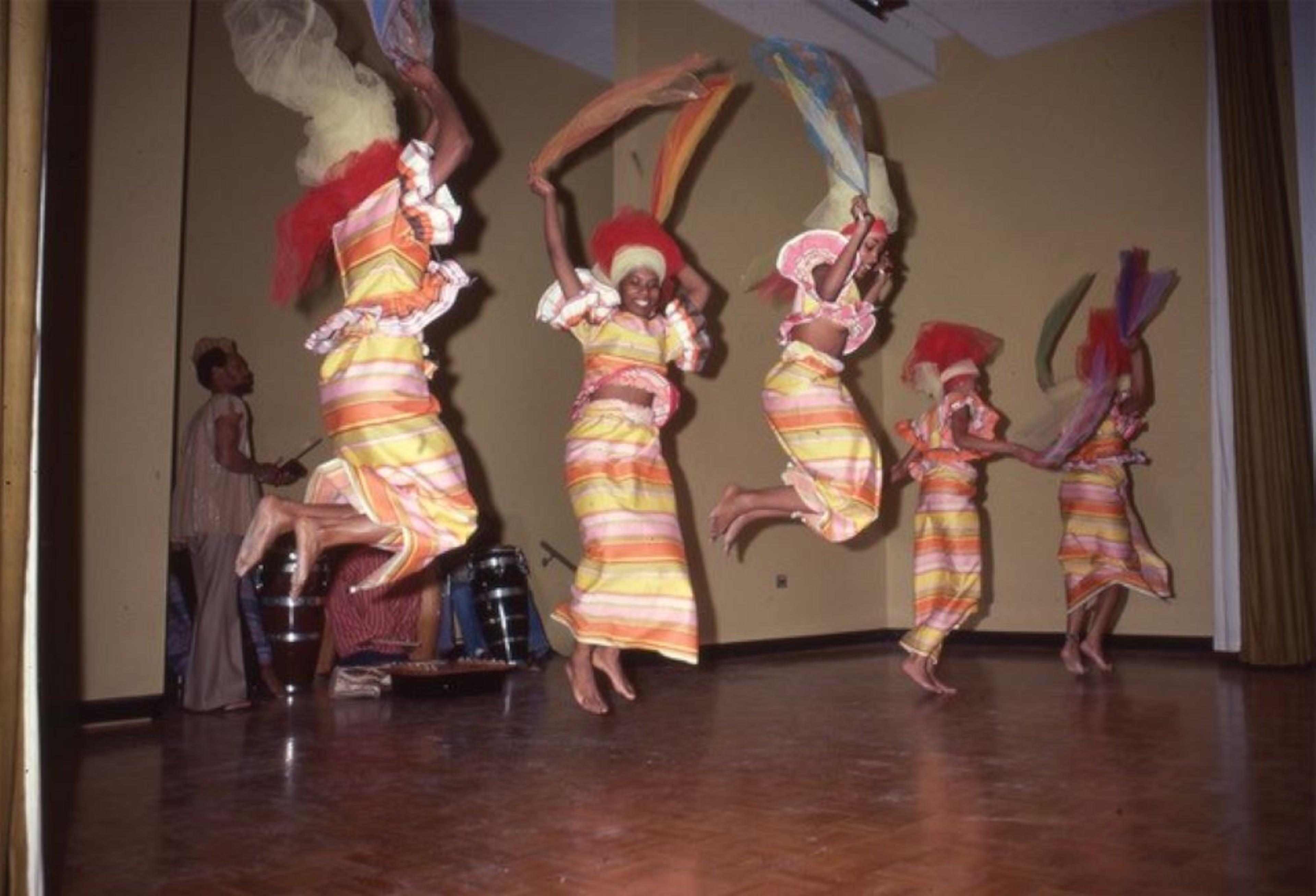 The National Dance Company of Senegal performed at Neighborhood Arts Center.