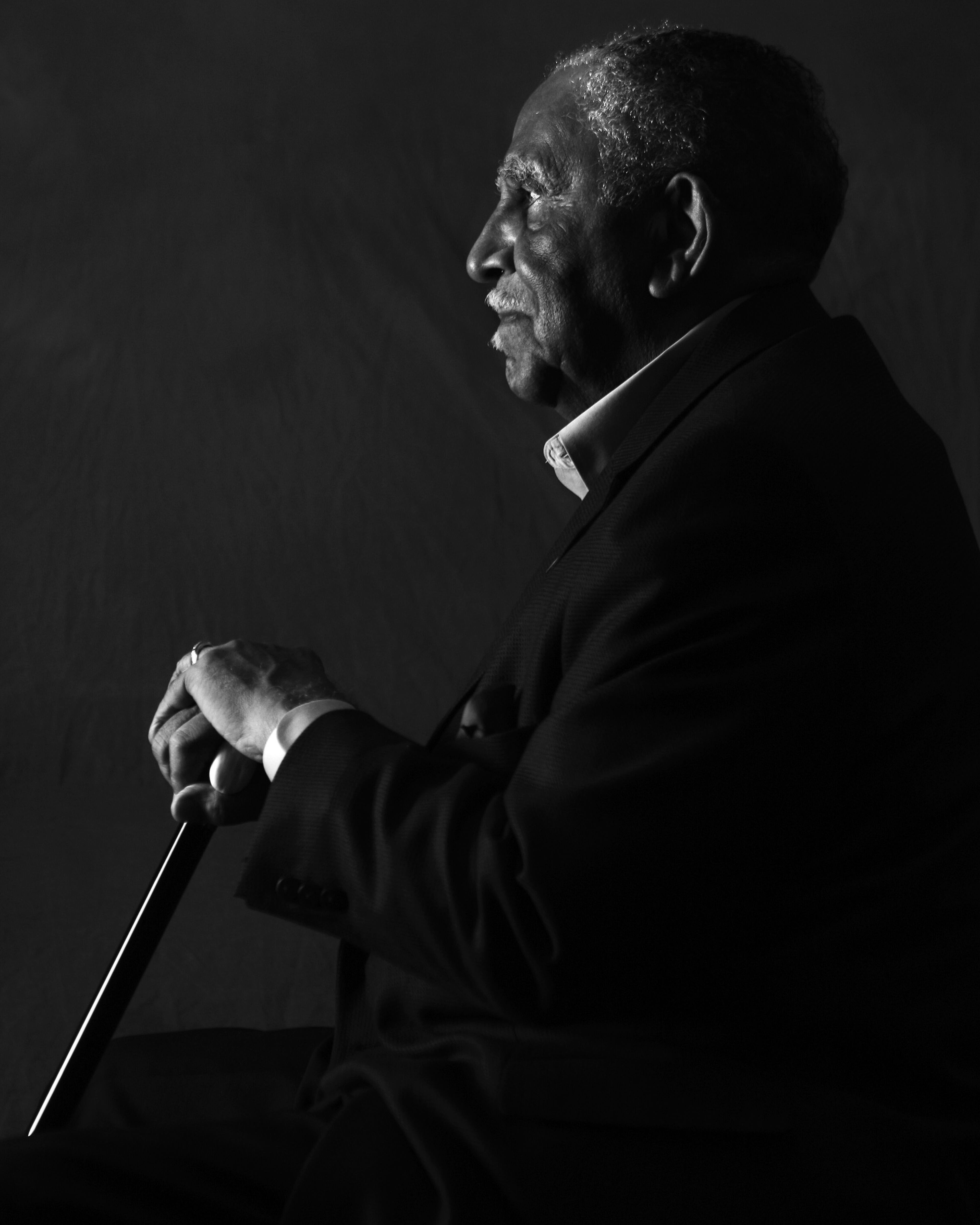 Rev. Joseph Lowery in a portrait session at the Atlanta Journal-Constitution photo studio in 2008. Pouya Dianat / AJC