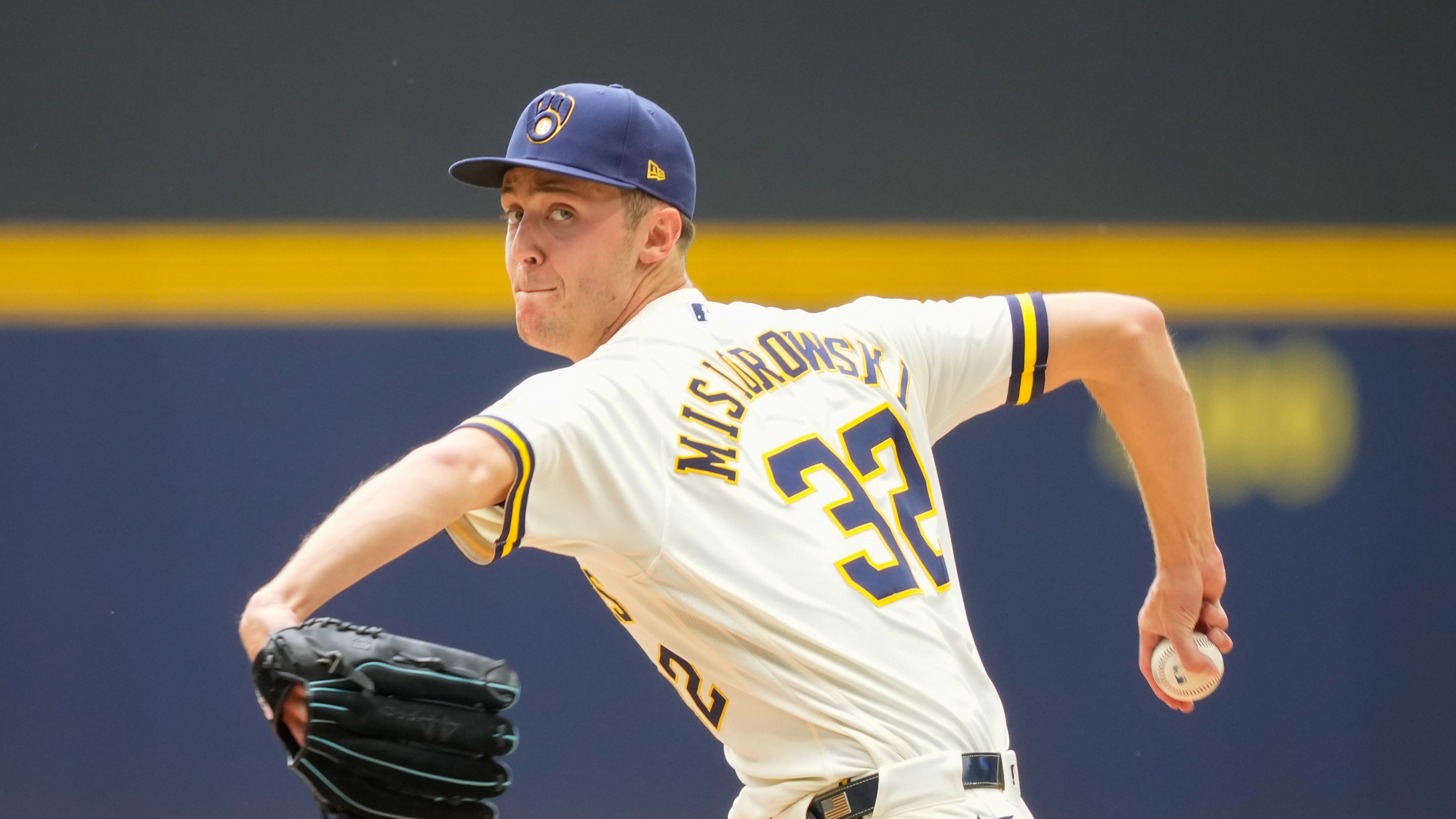 Milwaukee Brewers pitcher Jacob Misiorowski throws during the first inning of a baseball game against the St. Louis Cardinals Monday, May 25, 2026, in Milwaukee. (AP Photo/Kayla Wolf)
