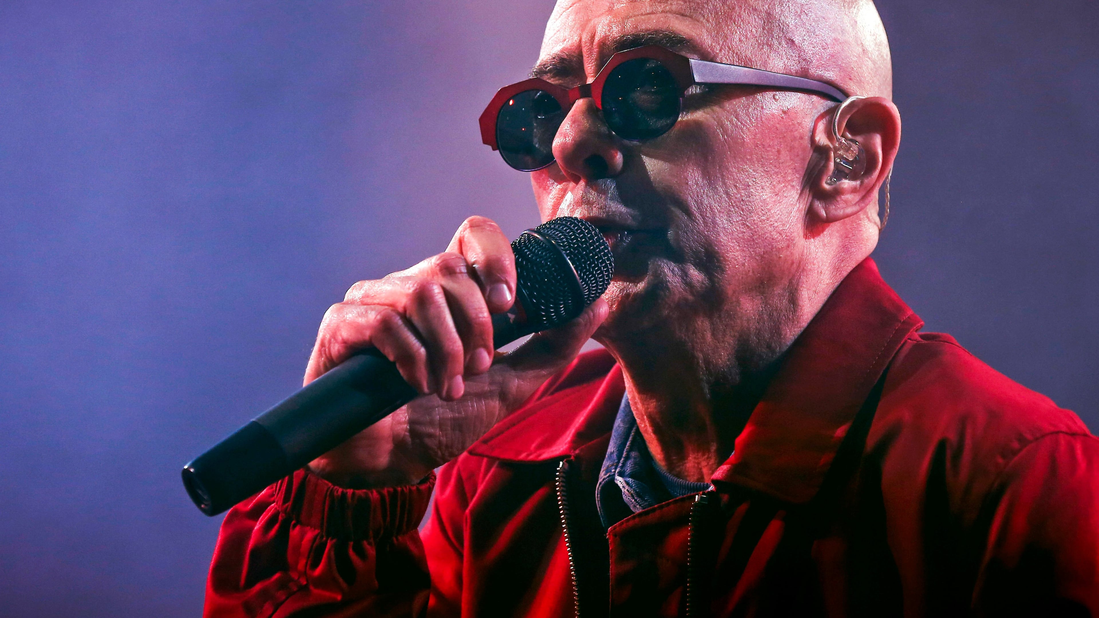 FILE - Argentine singer Indio Solari performs in Olavarria, Argentina, March 11, 2017. (AP Photo/Hernan Leonardi, File)