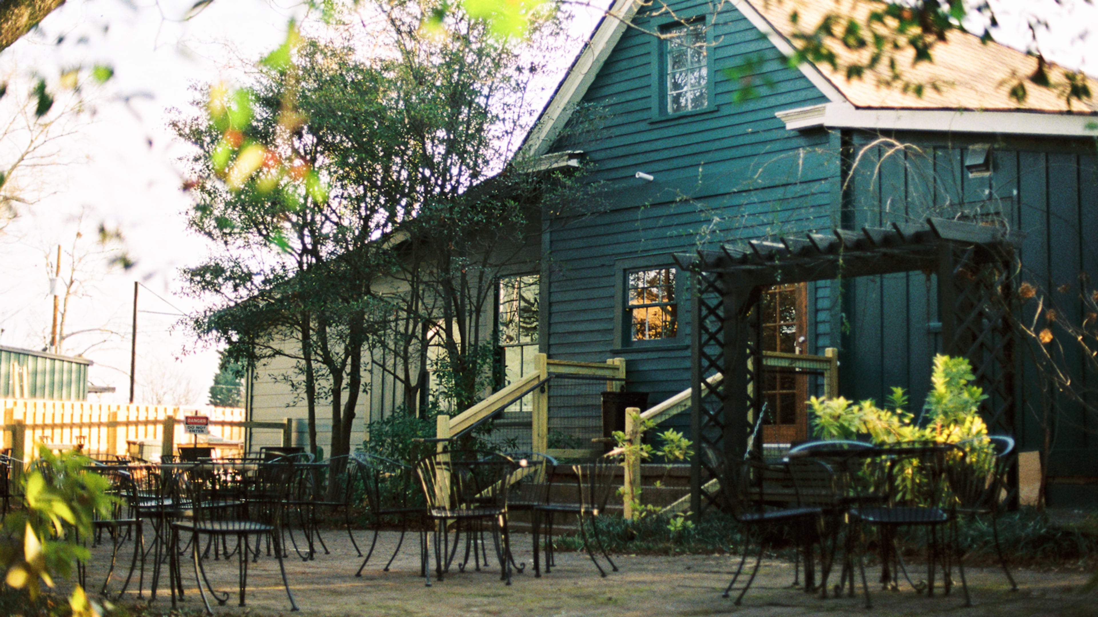 The patio of From the Well's secluded patio in Roswell. (Courtesy of From the Well)