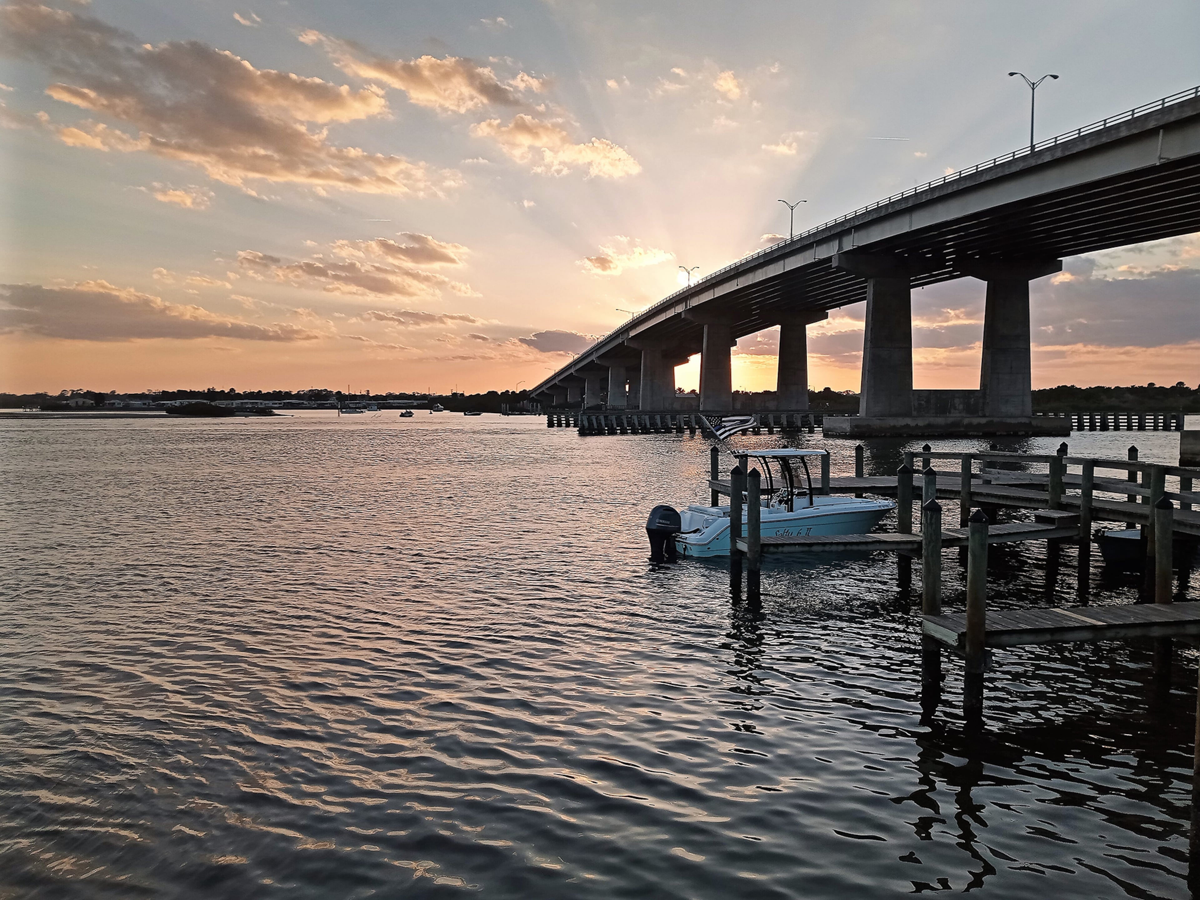 To catch the best sunset views in the Daytona Beach area, head to spots along the Halifax River such as Our Deck Down Under beneath the Dunlawton Bridge."
(Courtesy of Blake Guthrie)