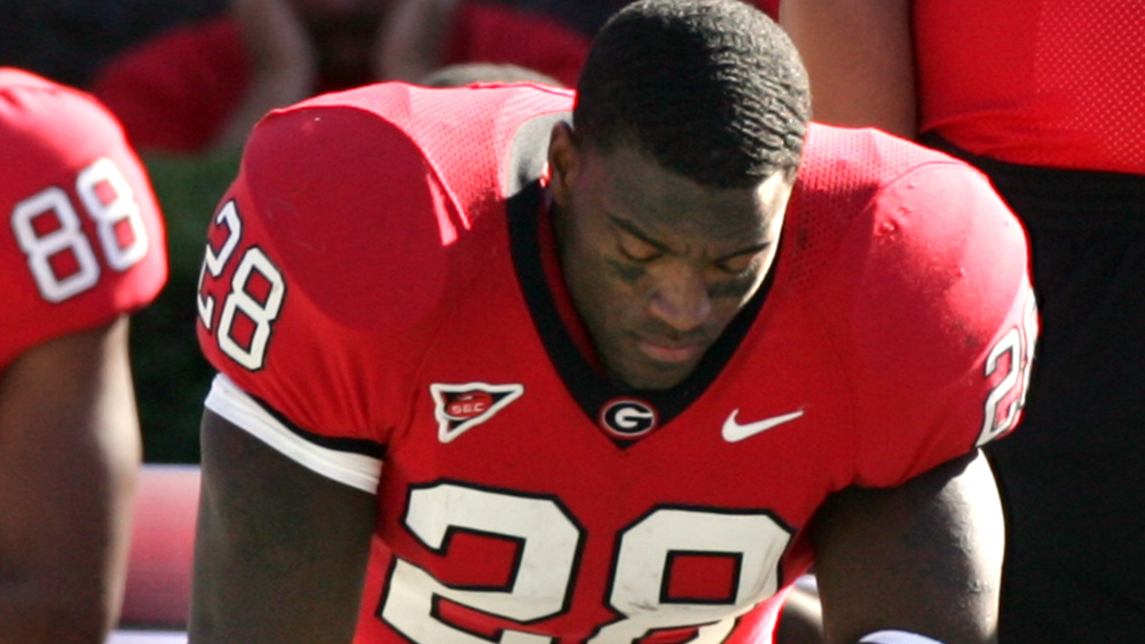 Running back Danny Ware played briefly for the Georgia Bulldogs.