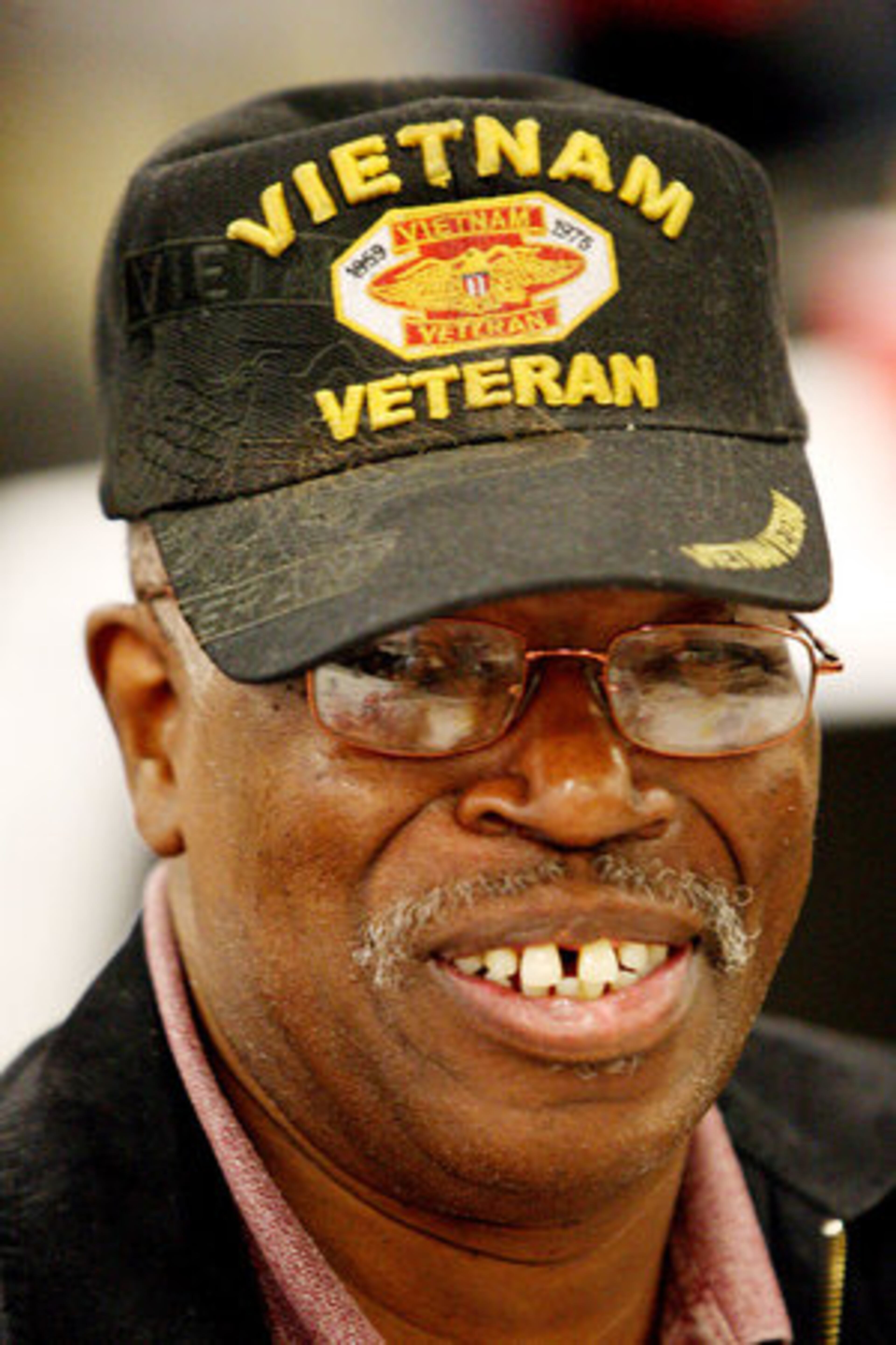 Vietnam veteran Jessie Smith, 60, of Fayetteville, was at the armory Wednesday with his son, Spc. Henri Kimbro, who is deploying to Afghanistan.