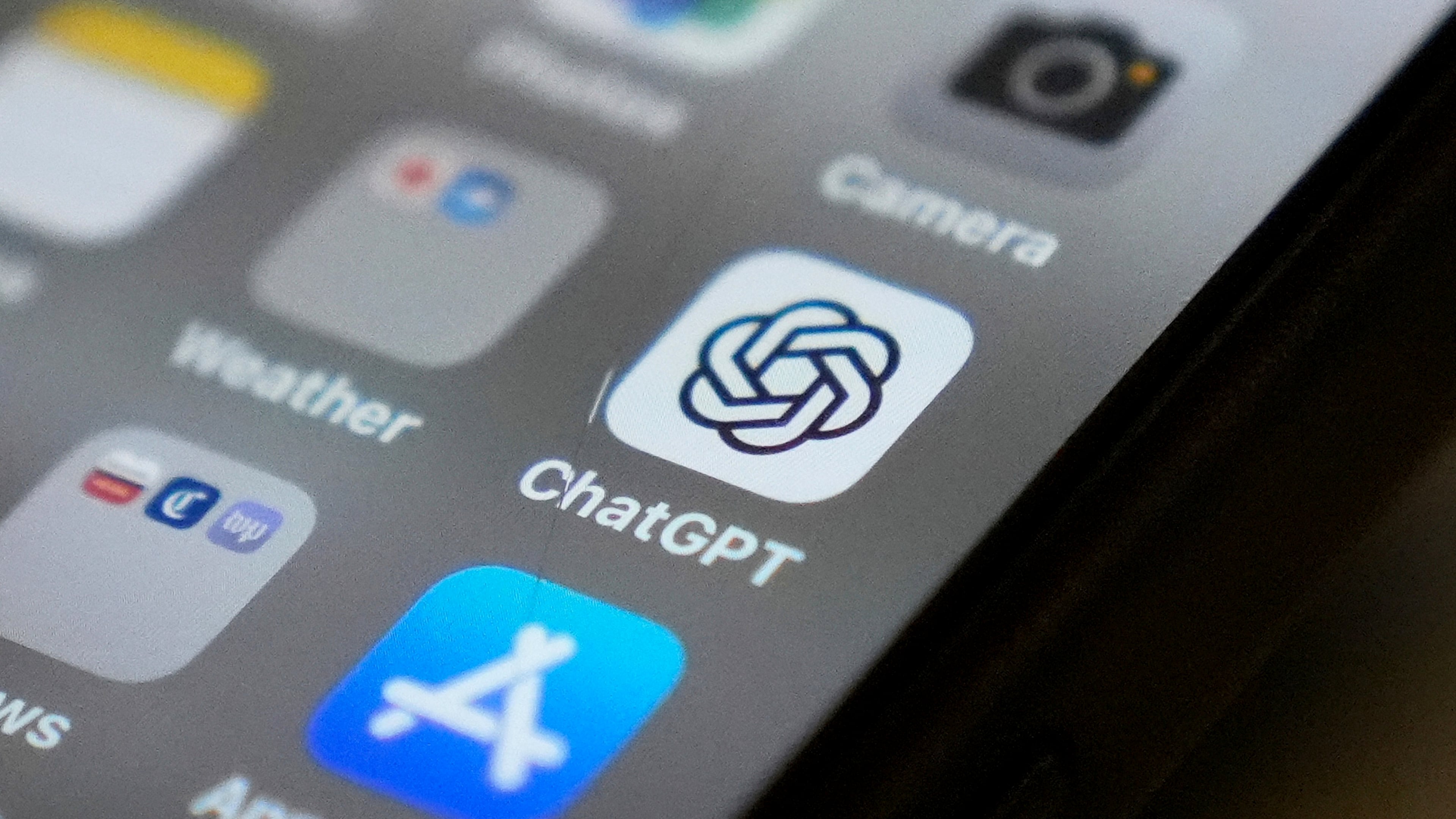 FILE - The Chat GPT app icon is seen on a smartphone screen, Aug. 4, 2025, in Chicago. (AP Photo/Kiichiro Sato, File)