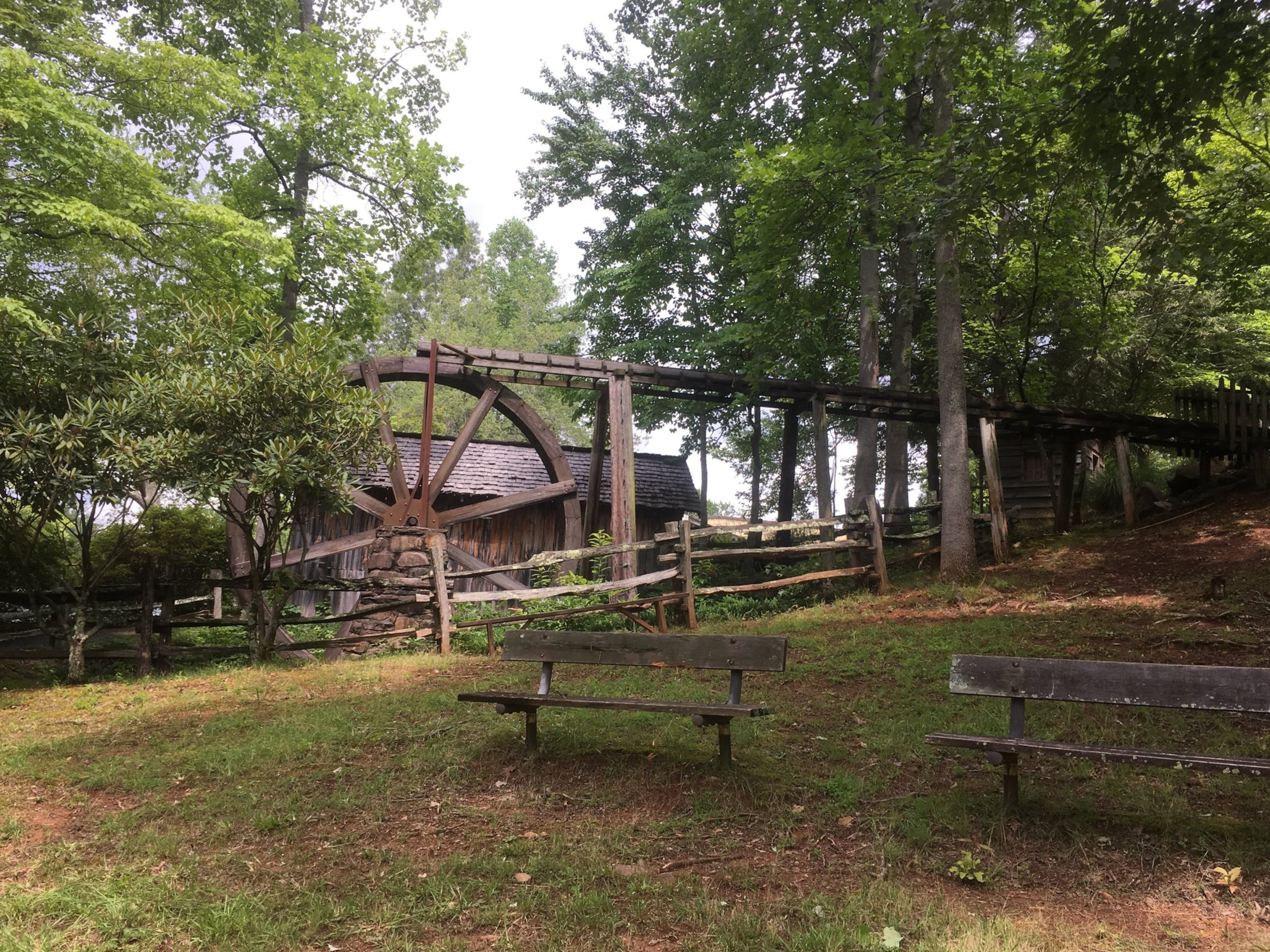 The Georgia Mountain Fair offers visitors a look at what manufacturing was like in the 1800s, when hydropower was in common use. JENNIFER BRETT / JBRETT@AJC.COM