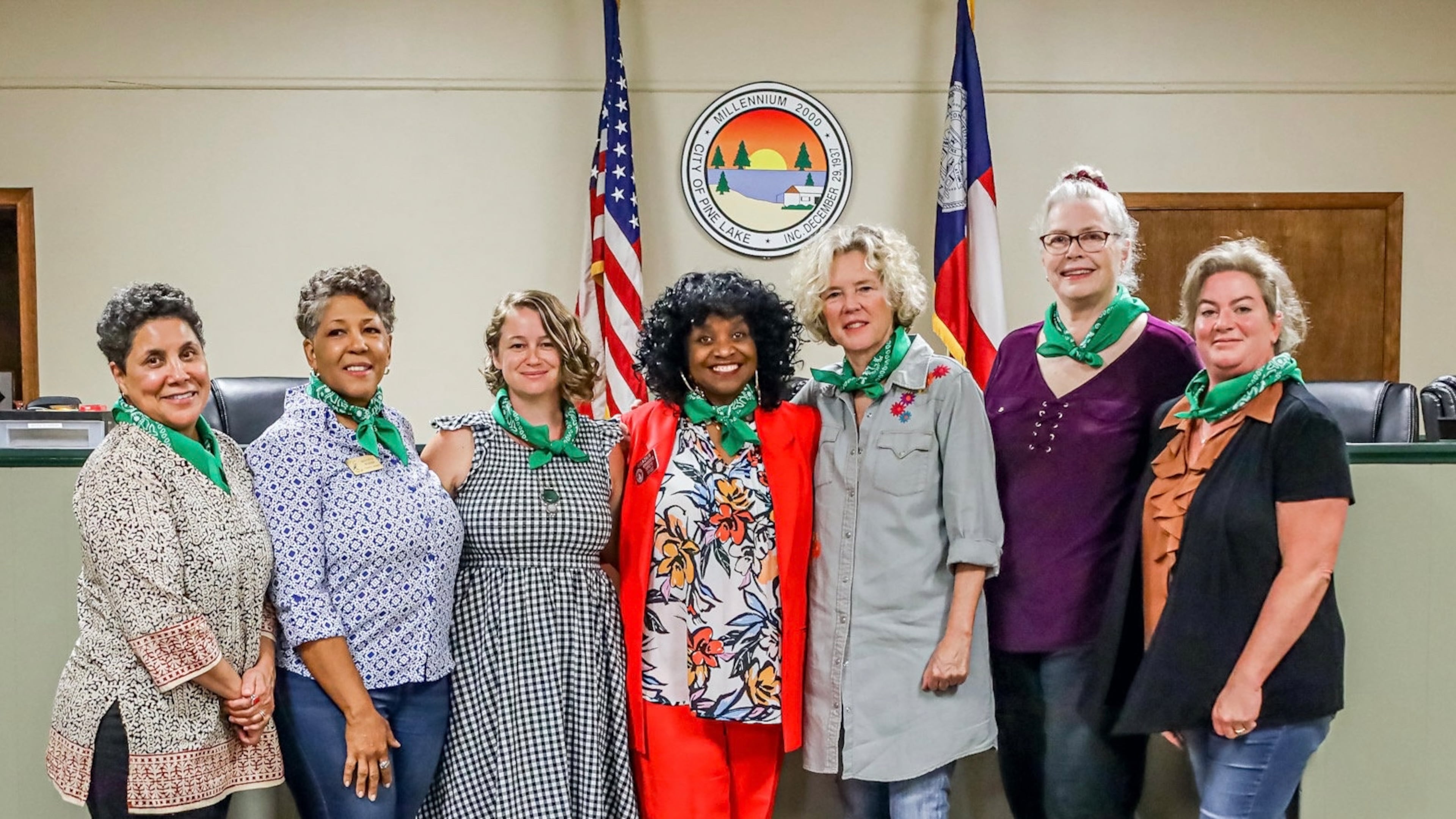 The all-female leadership of the city of Pine Lake, where the City Council essentially decriminalized abortion.
