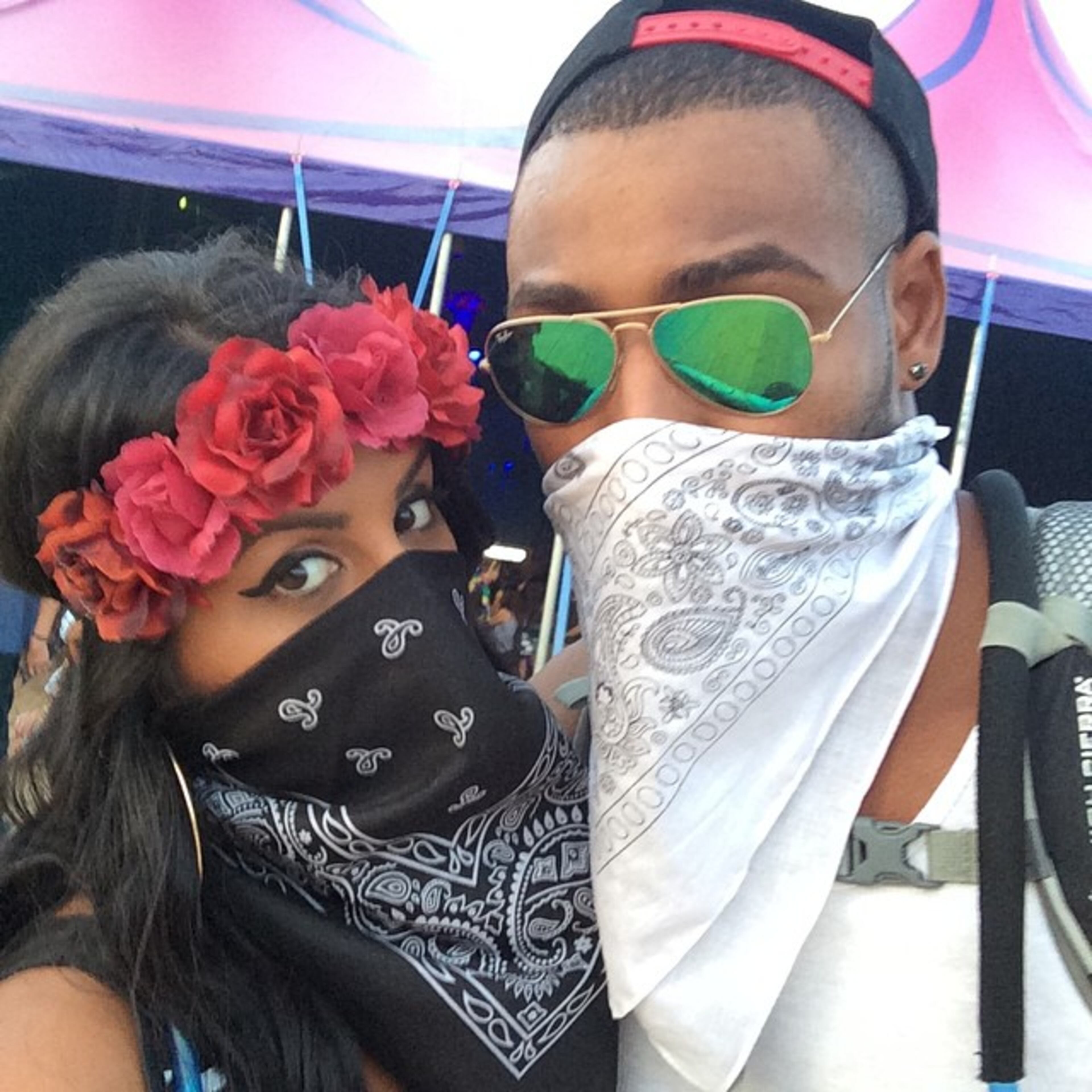 cullenjones: "On that Run" vibe #ModernDayBonnieandClyde The Dust & Dirt is crazy here #TomorrowWorld