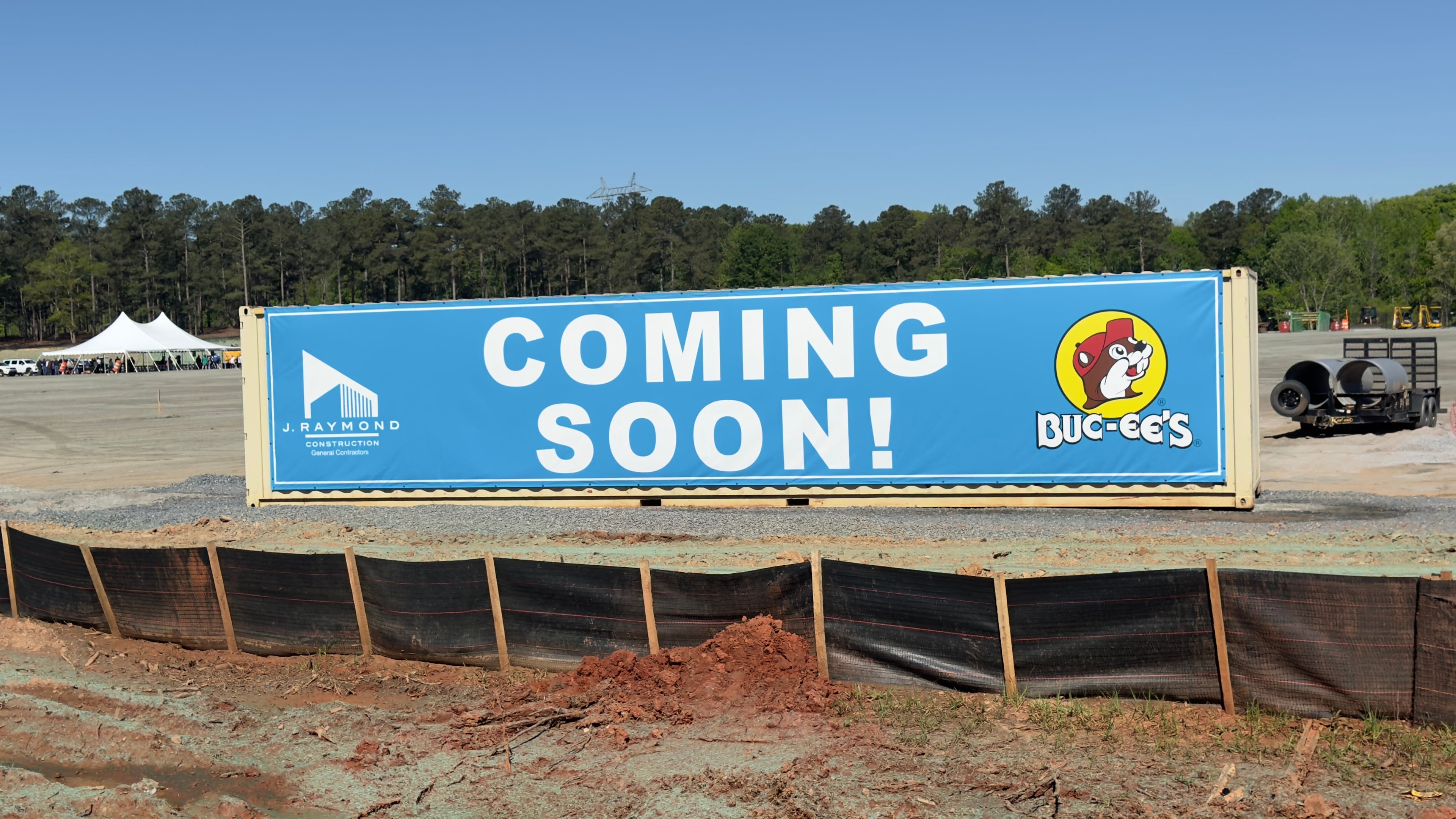 Buc-ee's officially broke ground Tuesday on a new location, which will be the chain's fourth store in Georgia, in Monroe County in Middle Georgia. (Joe Kovac Jr. / AJC)