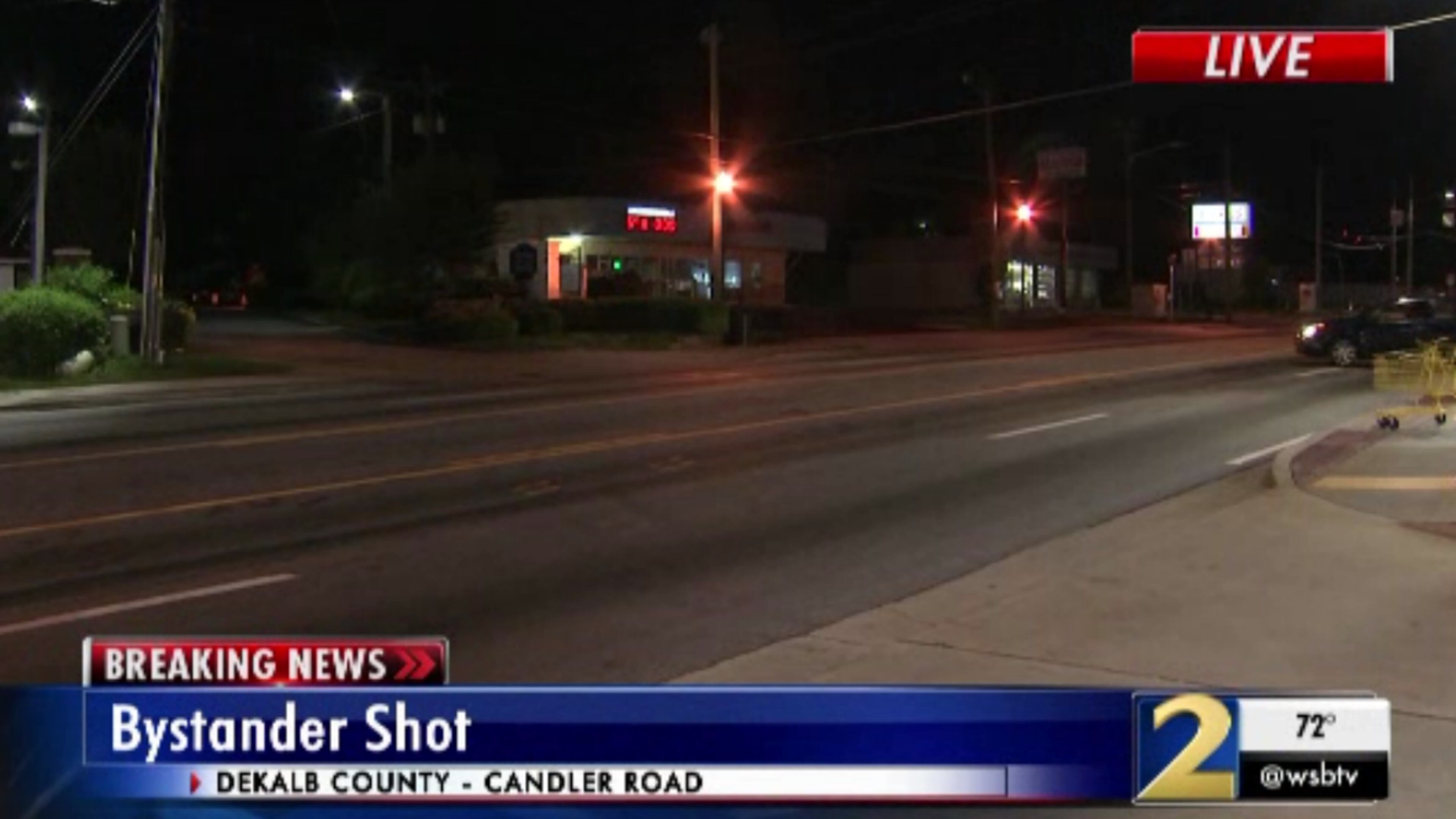 A shooting on Candler Road left an alleged shooter and a bystander injured.