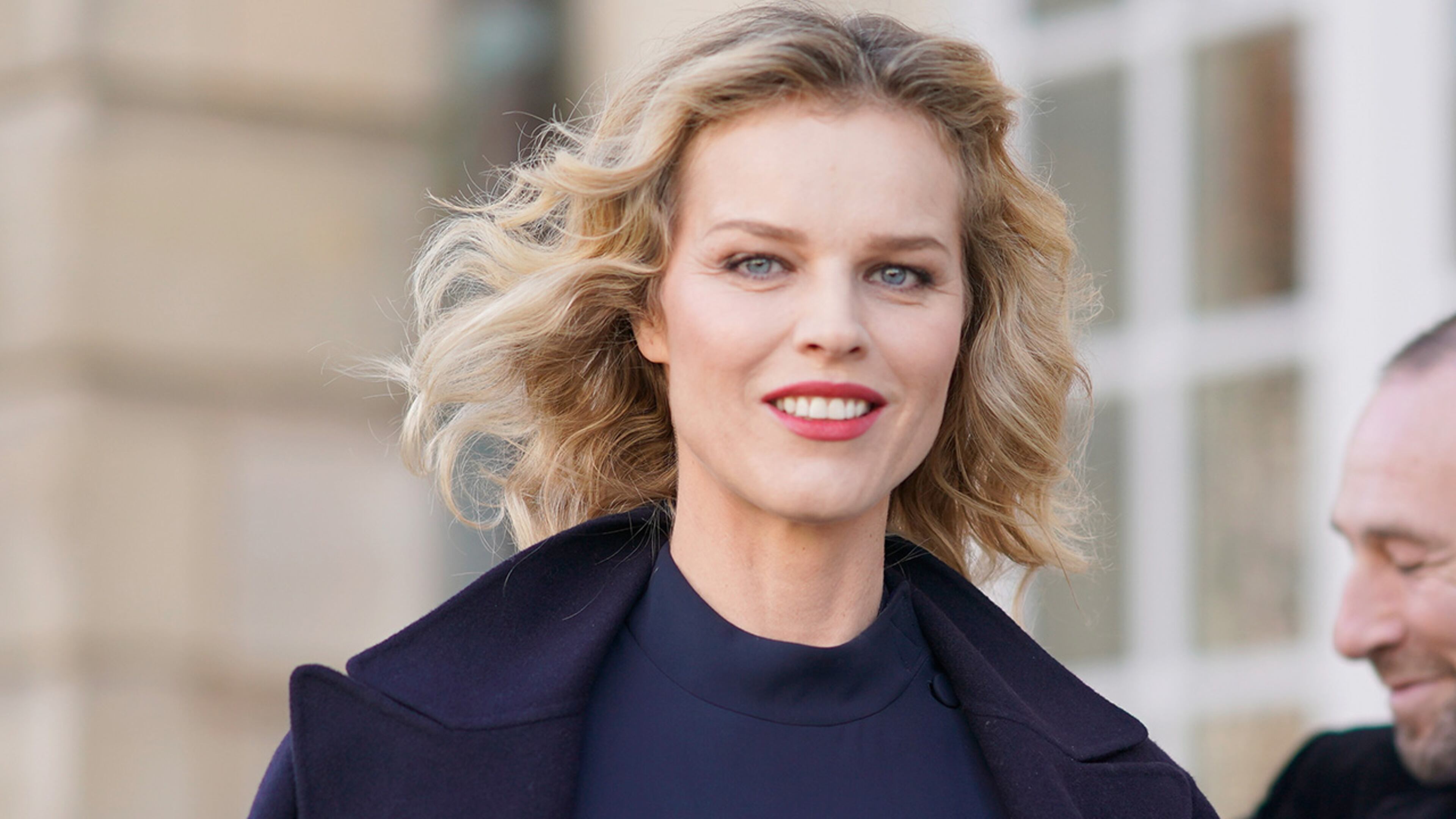 PARIS, FRANCE - JANUARY 22: Eva Herzigova attends the Christian Dior Haute Couture Spring Summer 2018 show as part of Paris Fashion Week on January 22, 2018 in Paris, France. (Photo by Edward Berthelot/Getty Images for Christian Dior)