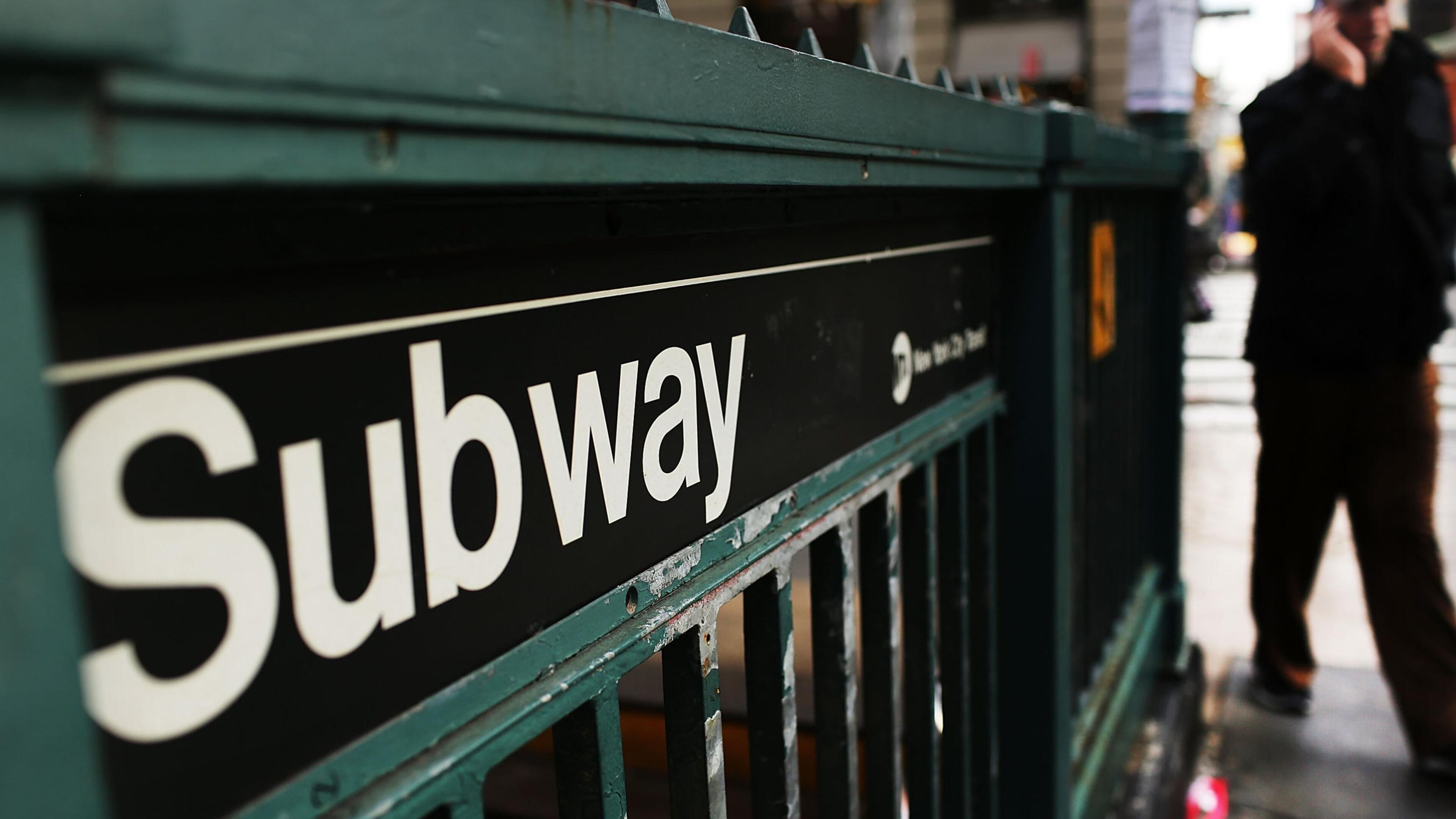 A 6-month-old child was found in her stroller on a subway platform in New York City.