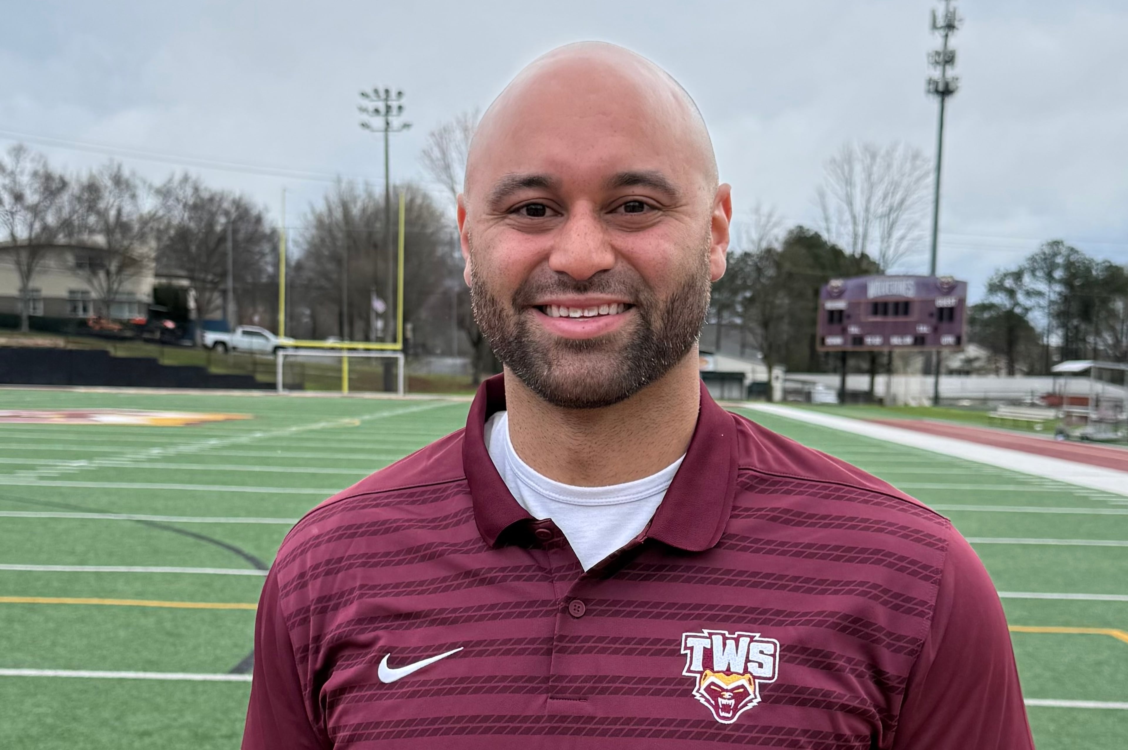 Walker football coach Alec Lemon