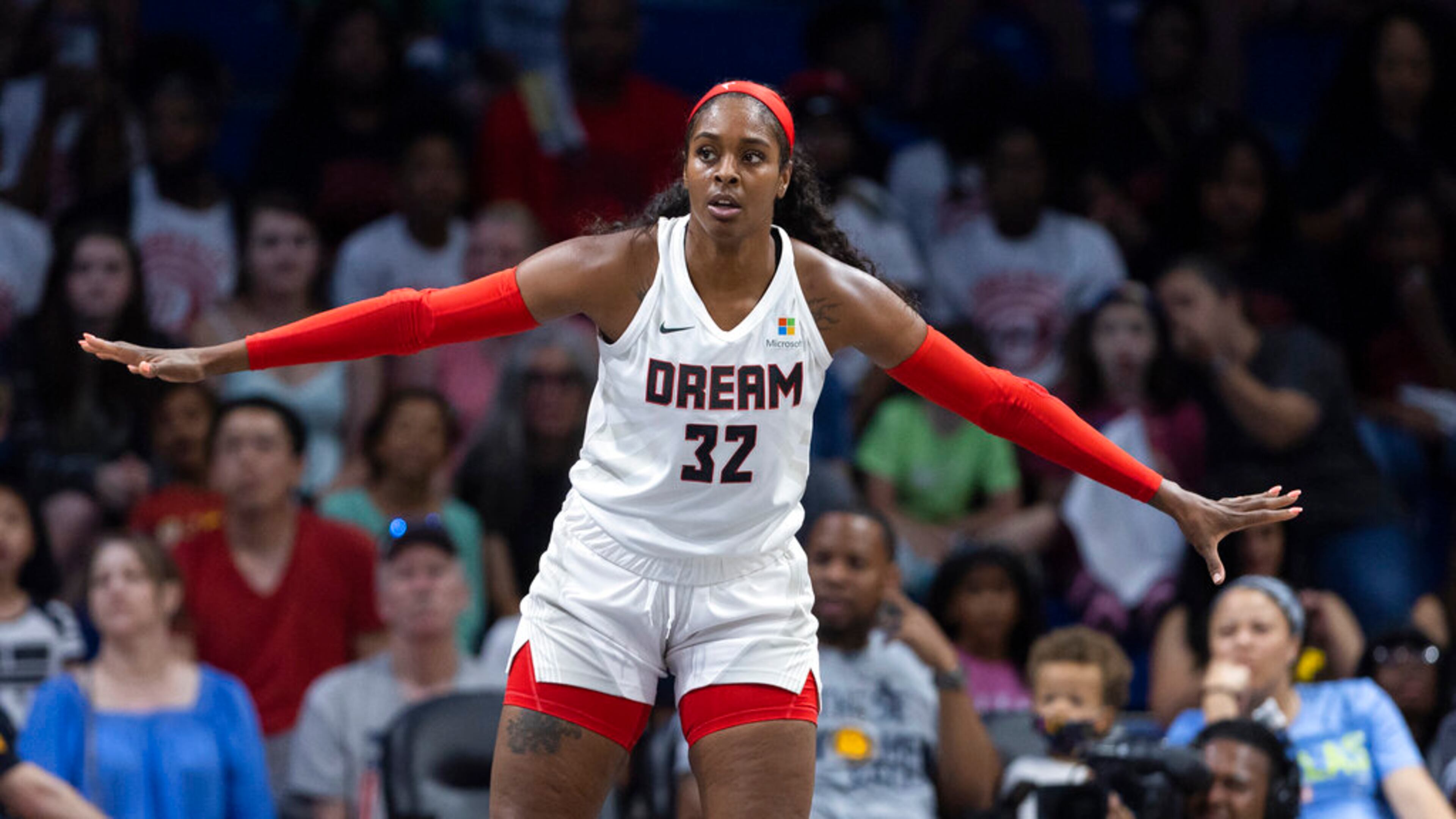 Dream forward Cheyenne Parker was 10 of 14 from the field. AP file photo