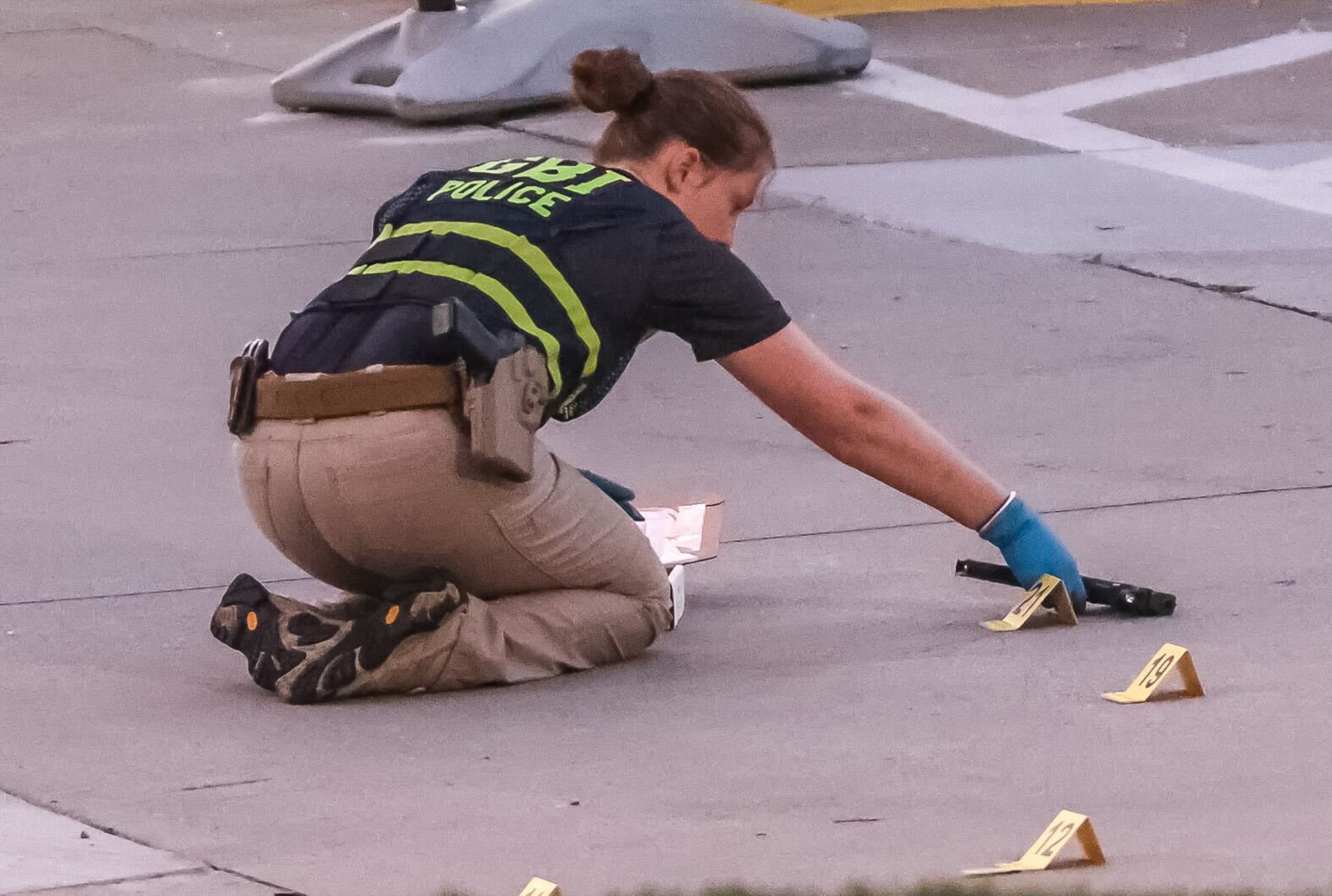 GBI agents are investigating Friday morning after a burglary call led to a pursuit, crash and subsequent shootout with Brookhaven police the night before, officials said.