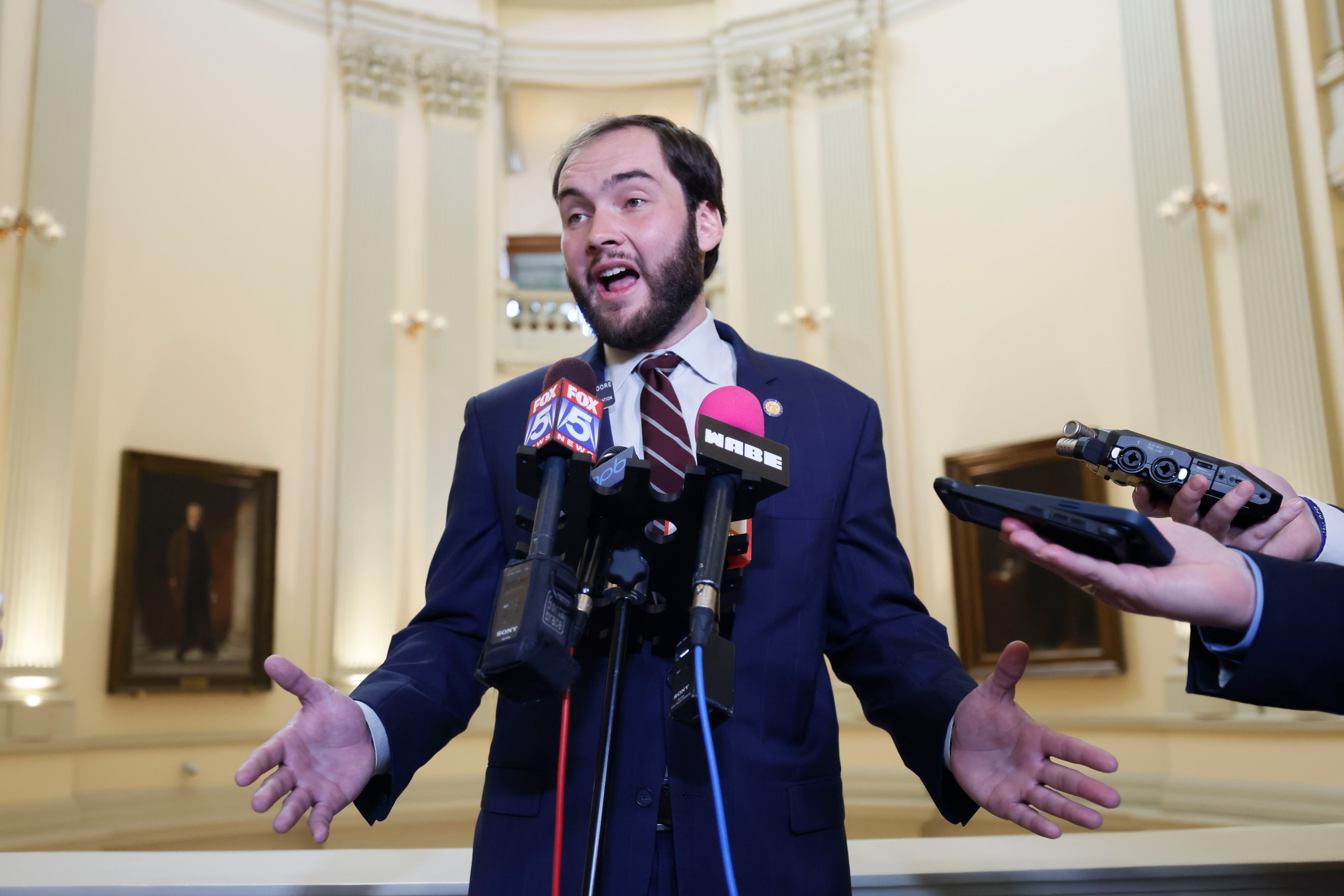 State Sen. Colton Moore, R-Trenton, joined the Senate in 2023. He was previously in the House. (Miguel Martinez/AJC)