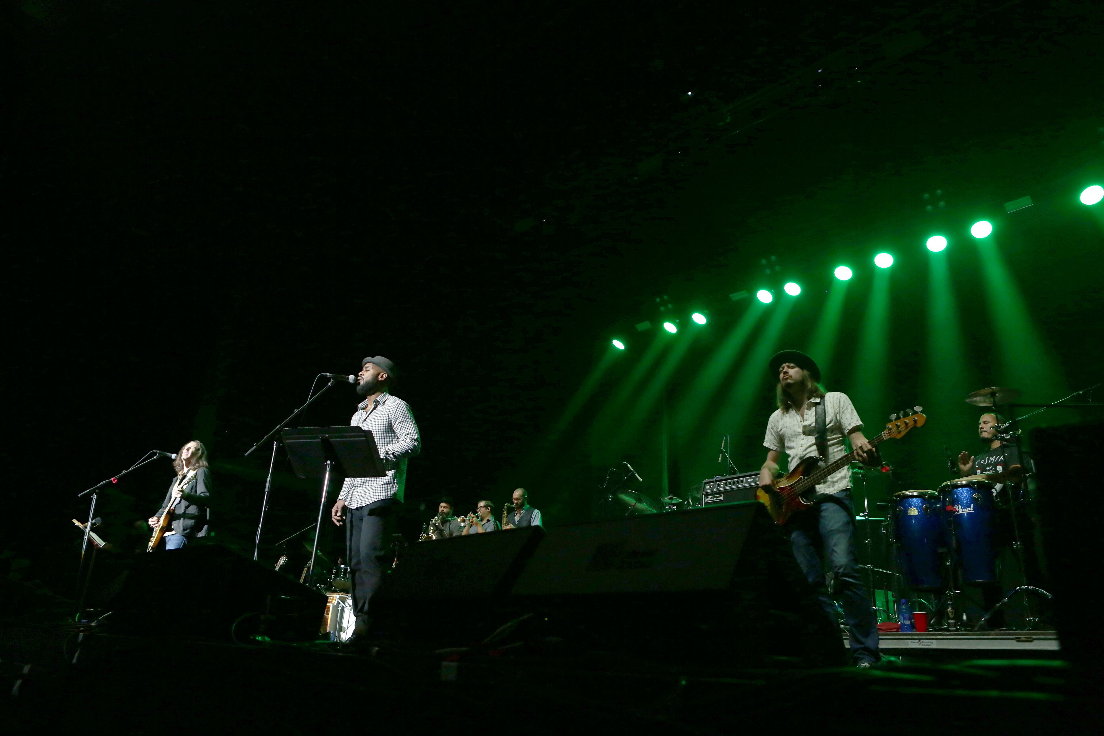 October 14, 2017 - ALPHARETTA. The Laid Back Festival, started in 2015 by Gregg Allman returns without it's founder. The remaining members of the band perform a tribute. (Akili-Casundria Ramsess/Eye of Ramsess Media)