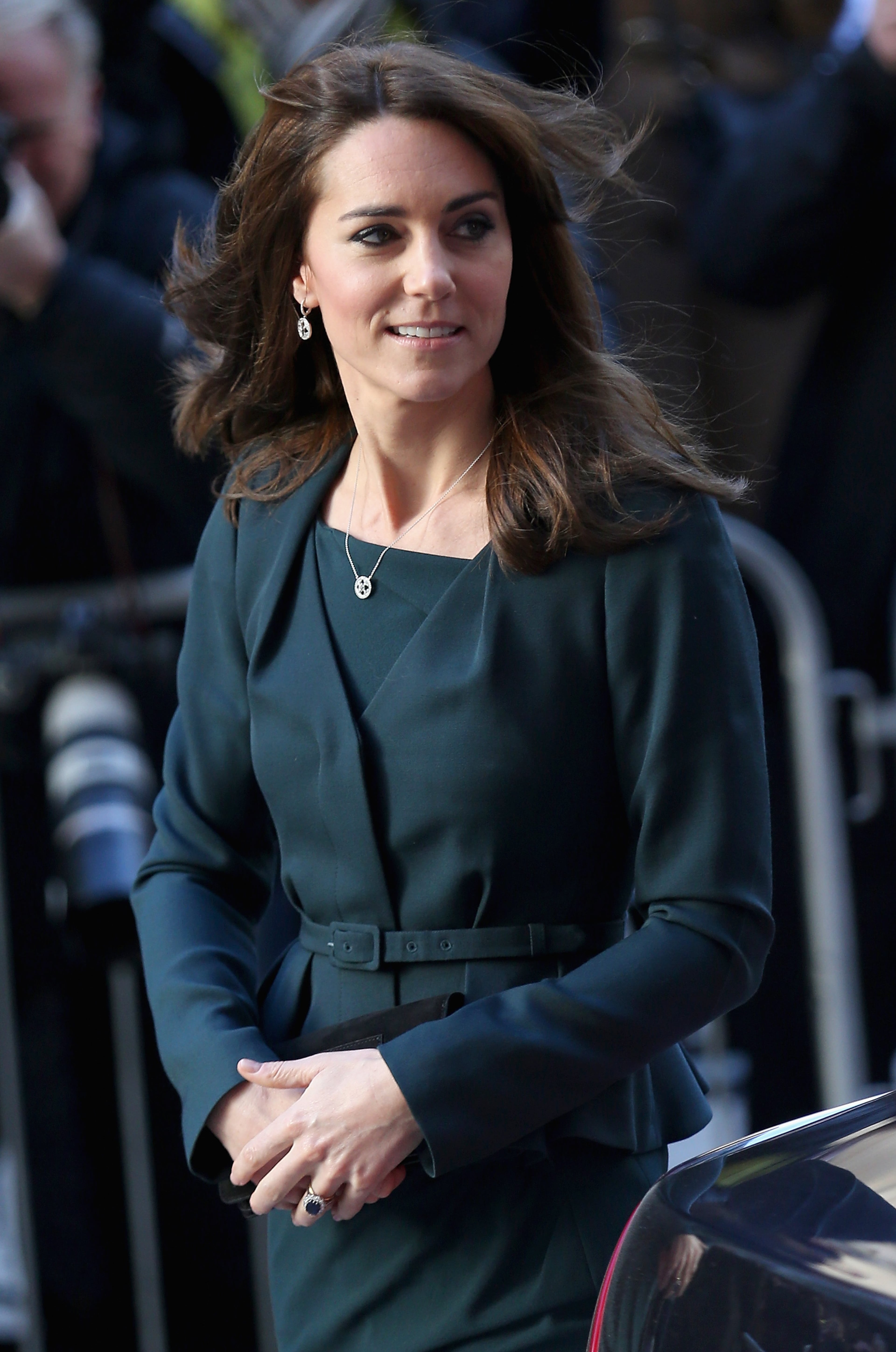 LONDON, ENGLAND - DECEMBER 09: Catherine, Duchess of Cambridge attends the ICAP charity day at ICAP on December 9, 2015 in London, England. (Photo by Chris Jackson/Getty Images)