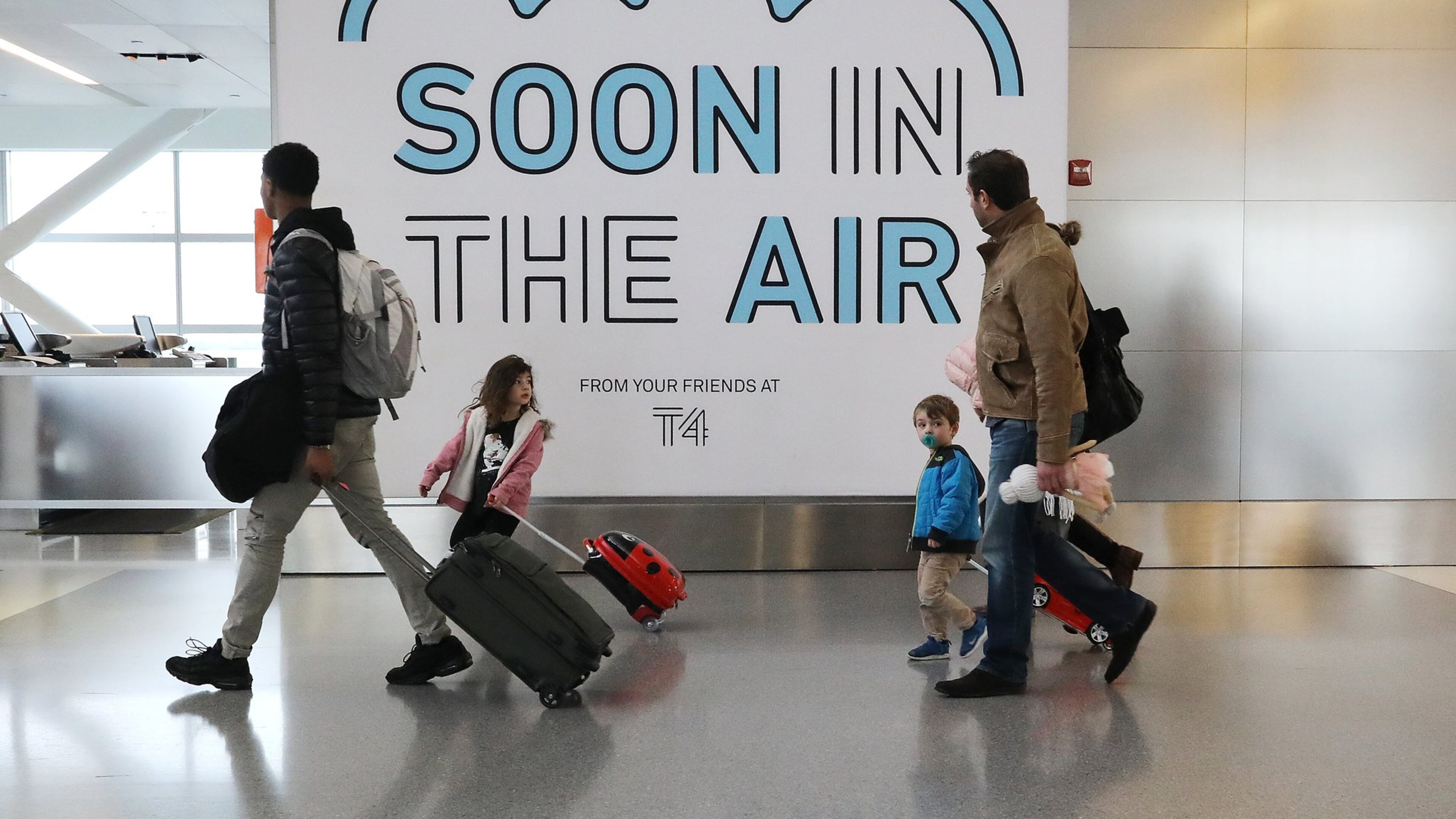 NEW YORK, NY - NOVEMBER 21: Passengers move through John F. Kennedy Airport on the day before the Thanksgiving holiday November 21, 2018 in Queens, New York. (Photo by Chip Somodevilla/Getty Images)