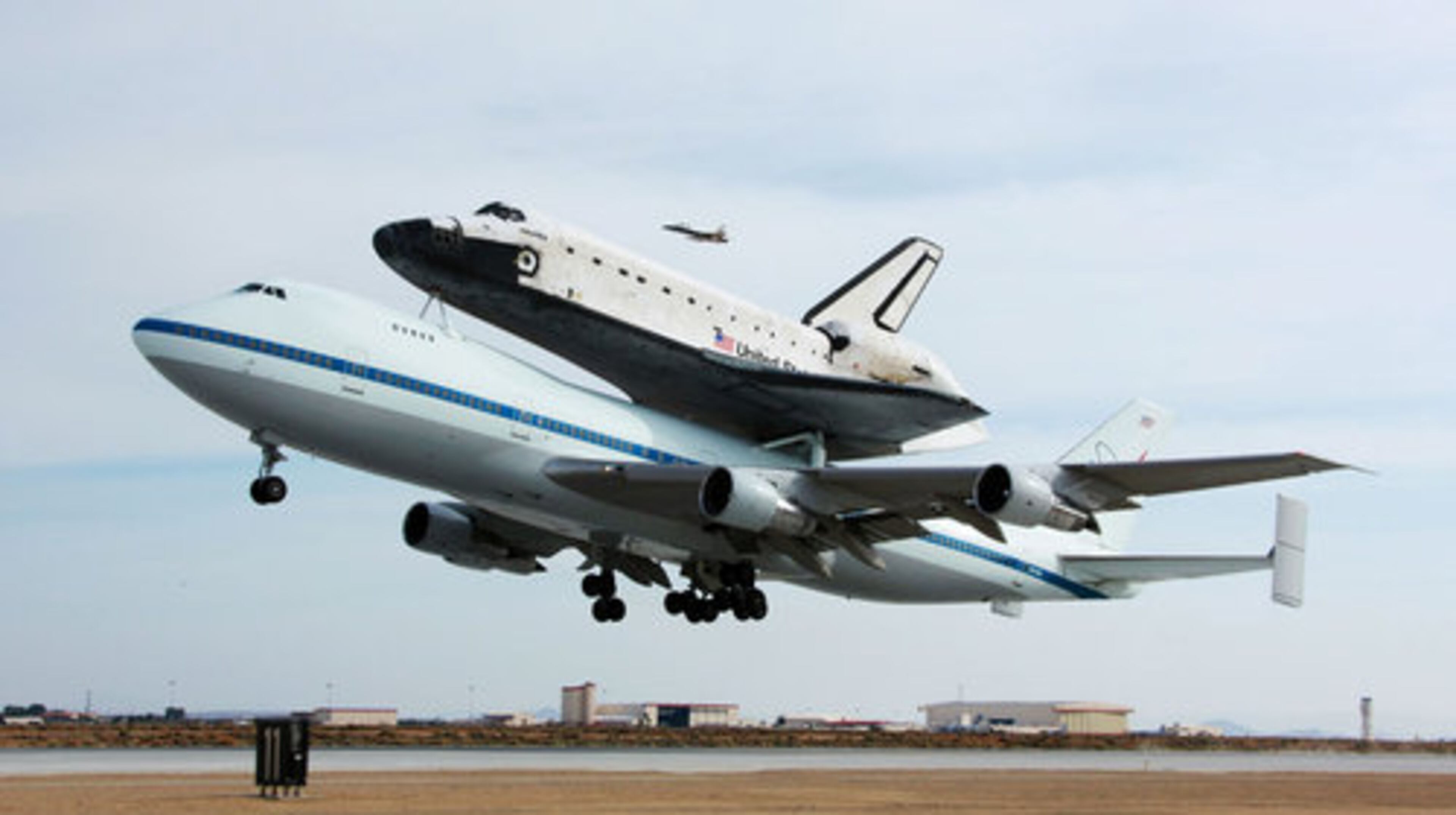 Shuttles that landed at any site other than Kennedy Space Center meant the orbiter had to be flown to Florida in the Shuttle Carrier Aircraft. This occurred a handful of times in the program's history - due mainly to costs.