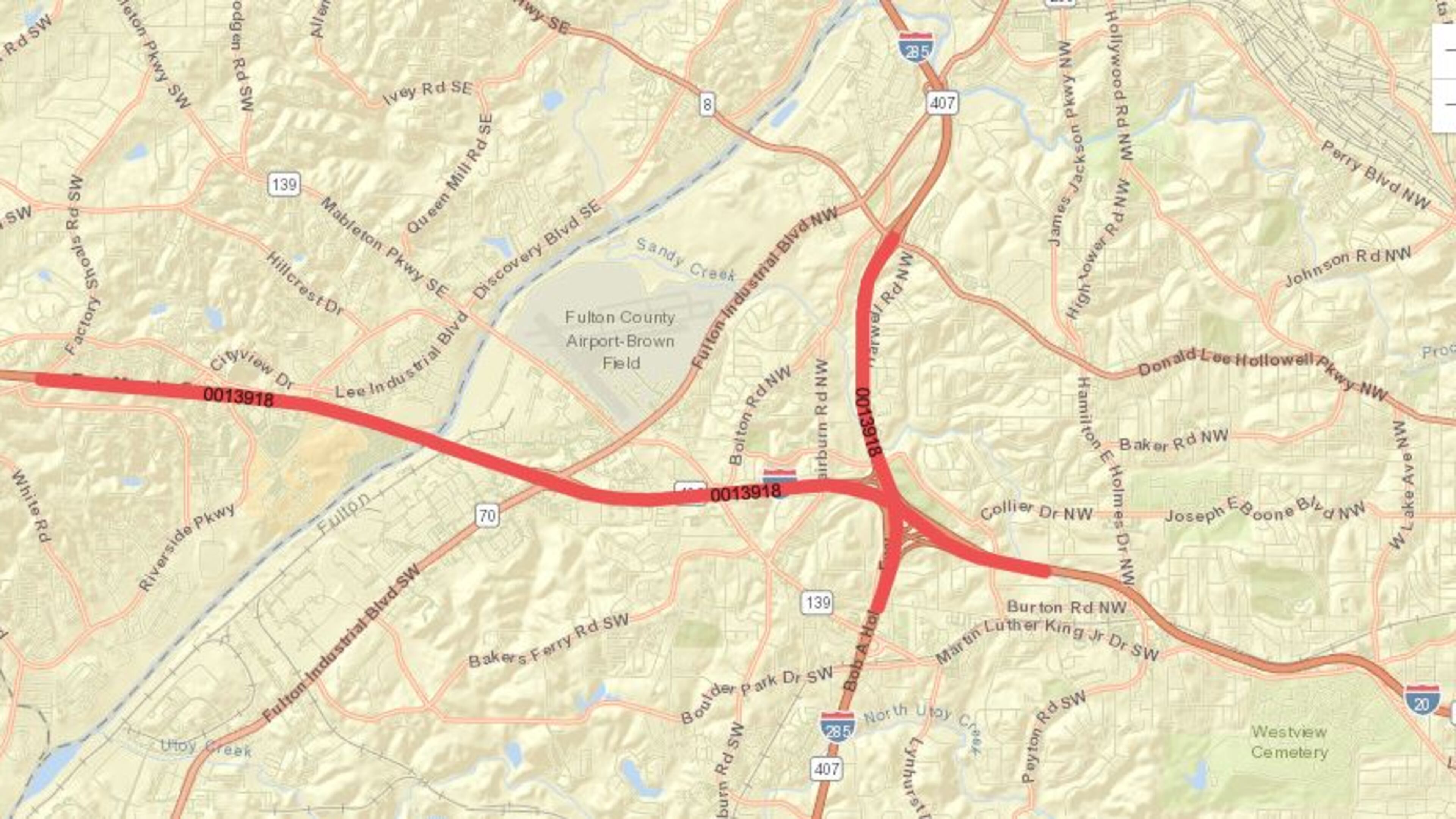 Responses are due by July 31 for the proposed I-285/I-20 West Interchange project by the Georgia Department of Transportation. (Courtesy of the Georgia Department of Transportation)